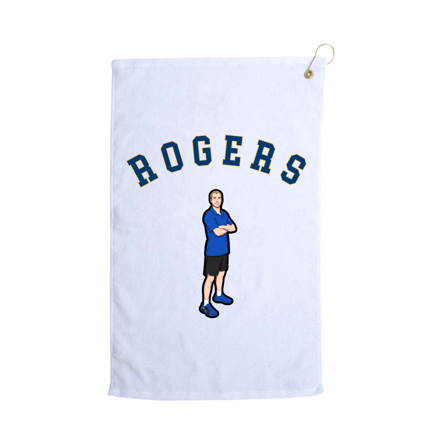 Golf Towel — Shirsey Arch in White