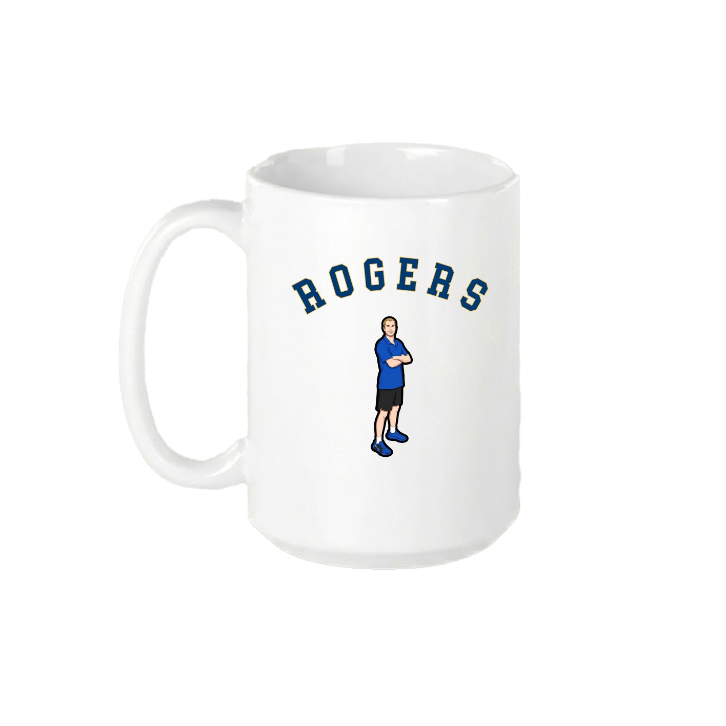 15oz Coffee Mug — Shirsey Arch in White