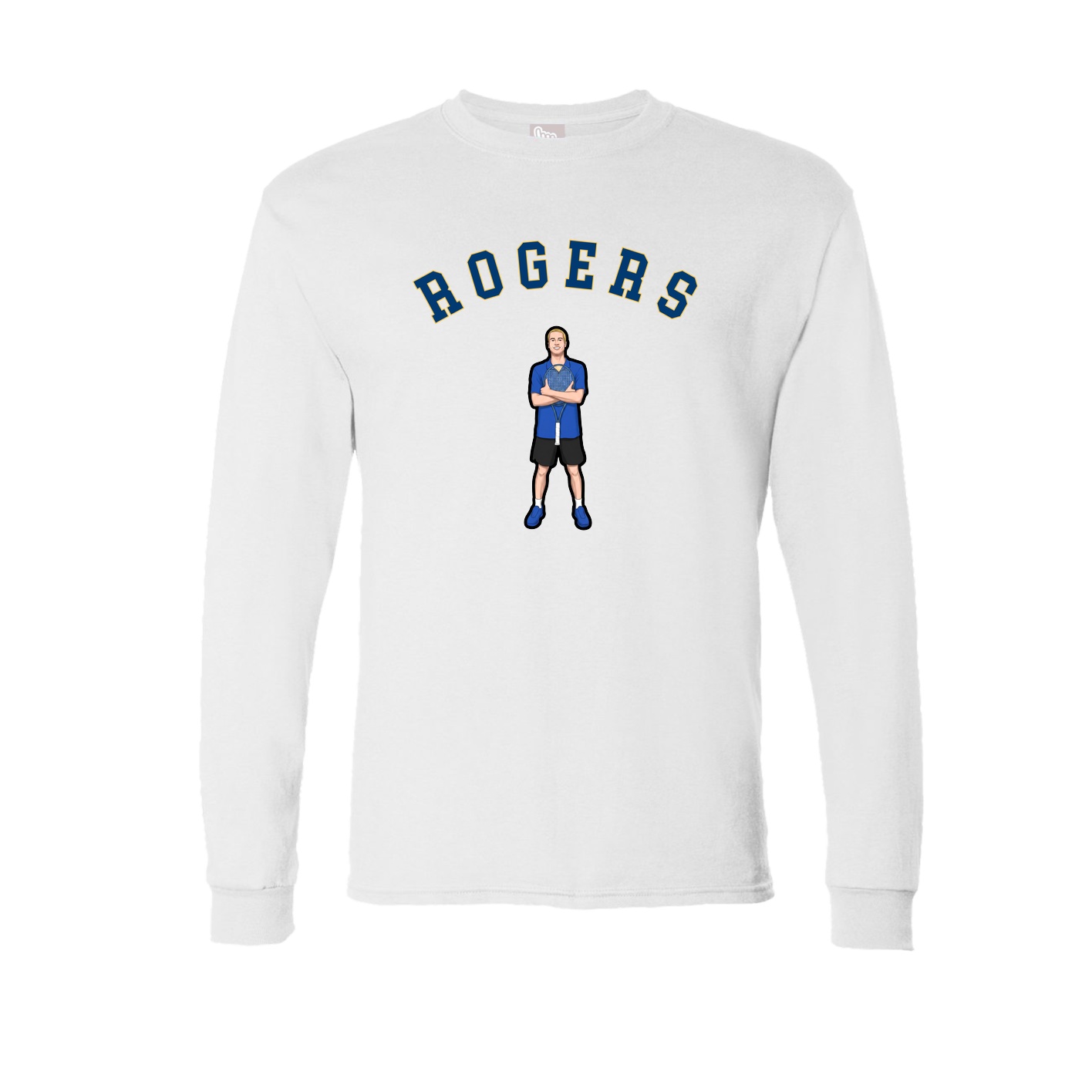 Long Sleeve Tee — Shirsey Arch in White