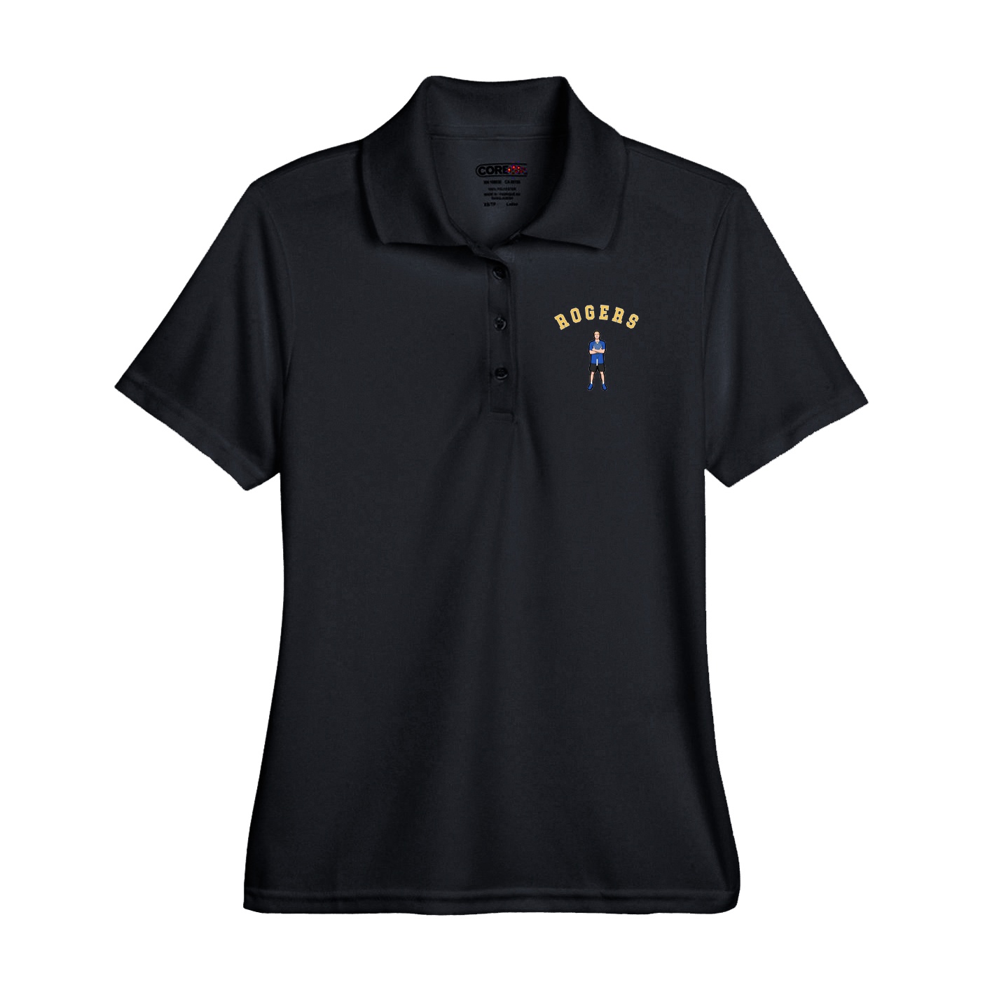 Performance Polo — Shirsey Arch in Black