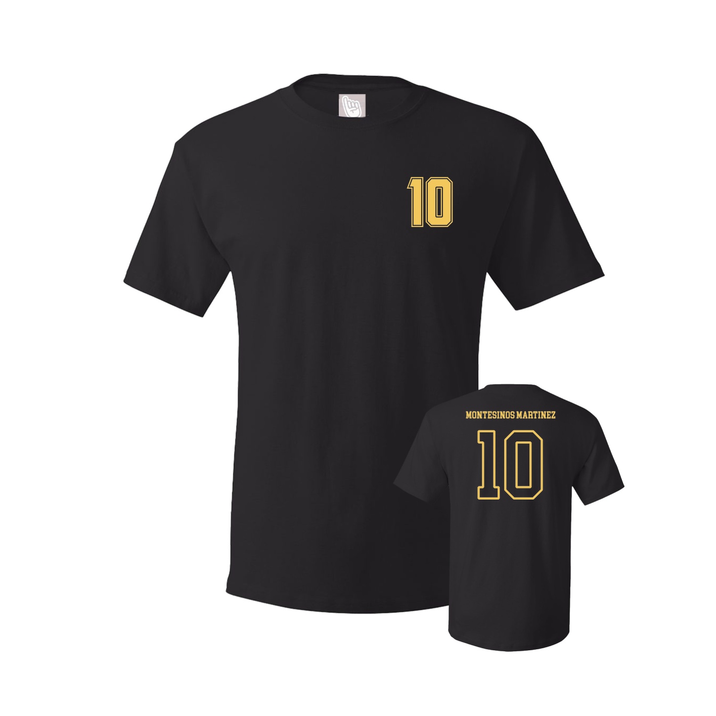 Youth Tee — Chest Back in Black
