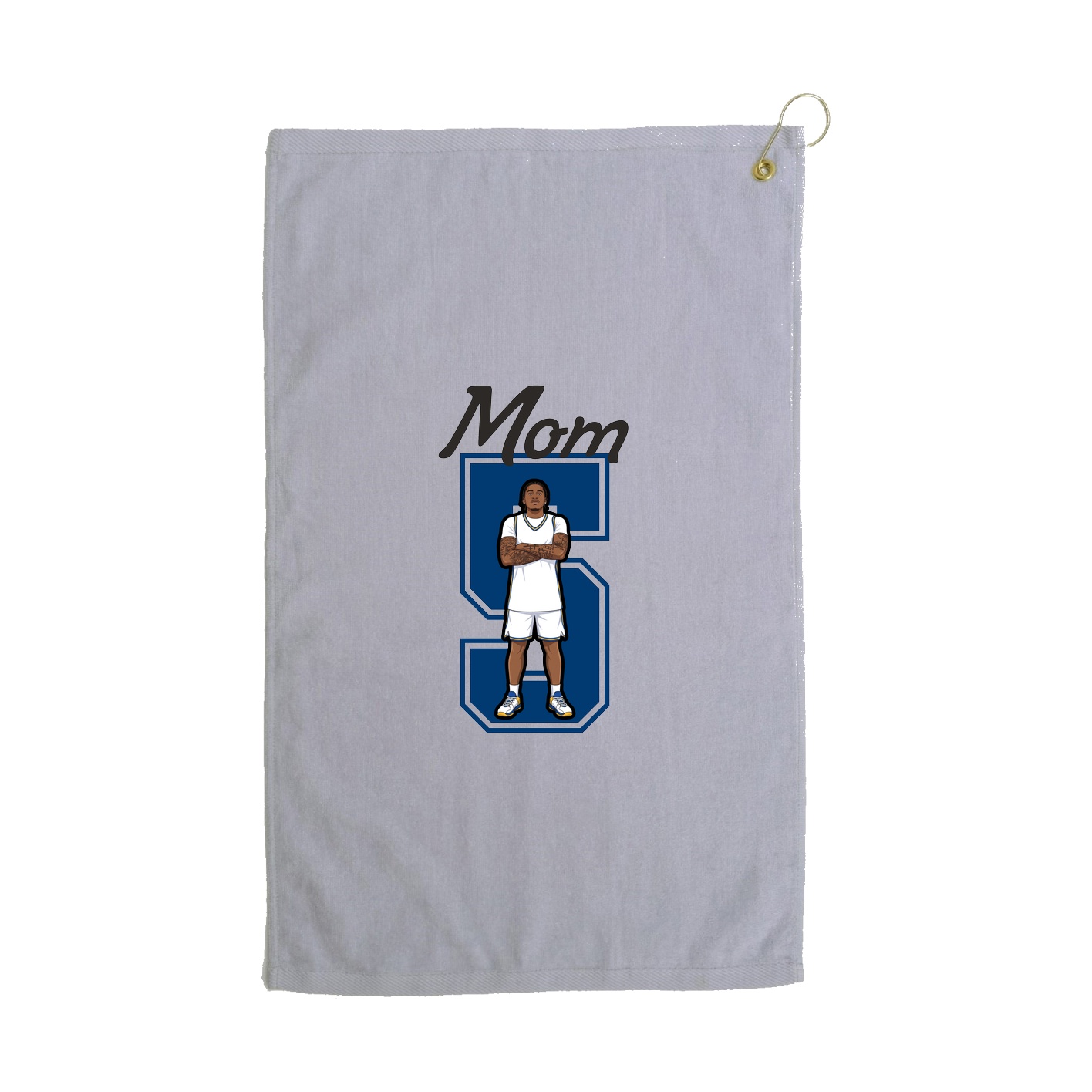 Golf Towel — Mothers Day Shirsey in Grey