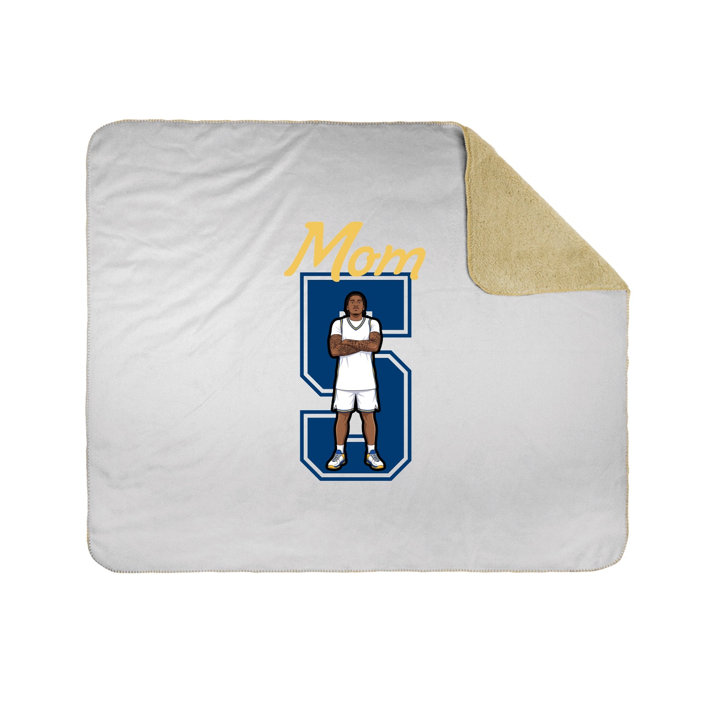 Throw Blanket — Mothers Day Shirsey in White