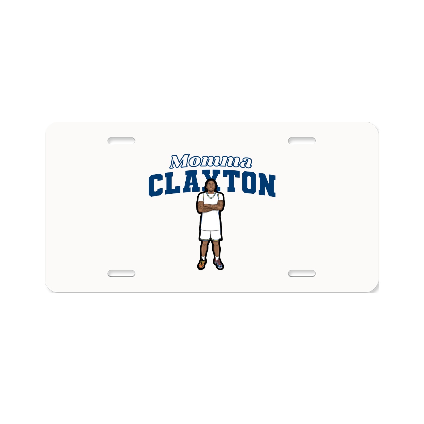 License Plate — Mothers Day Block in Classic