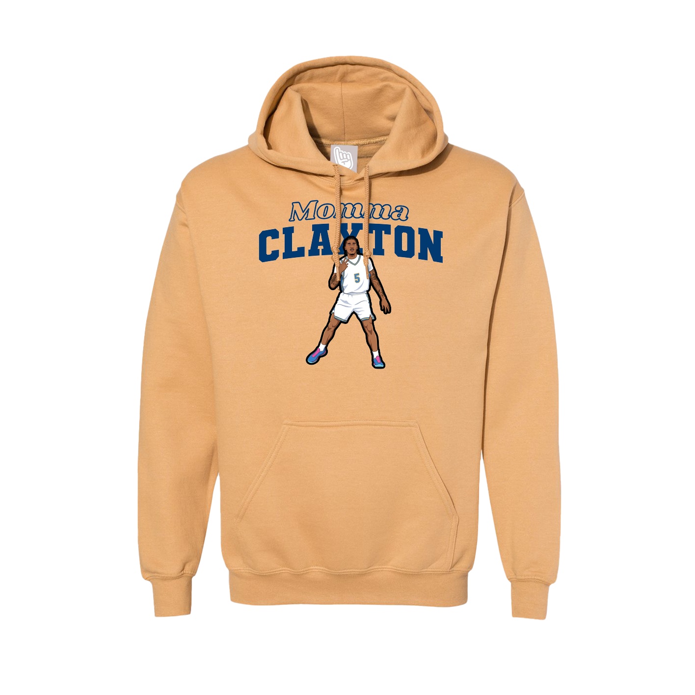 Hoodie — Mothers Day Block in Vegas Gold