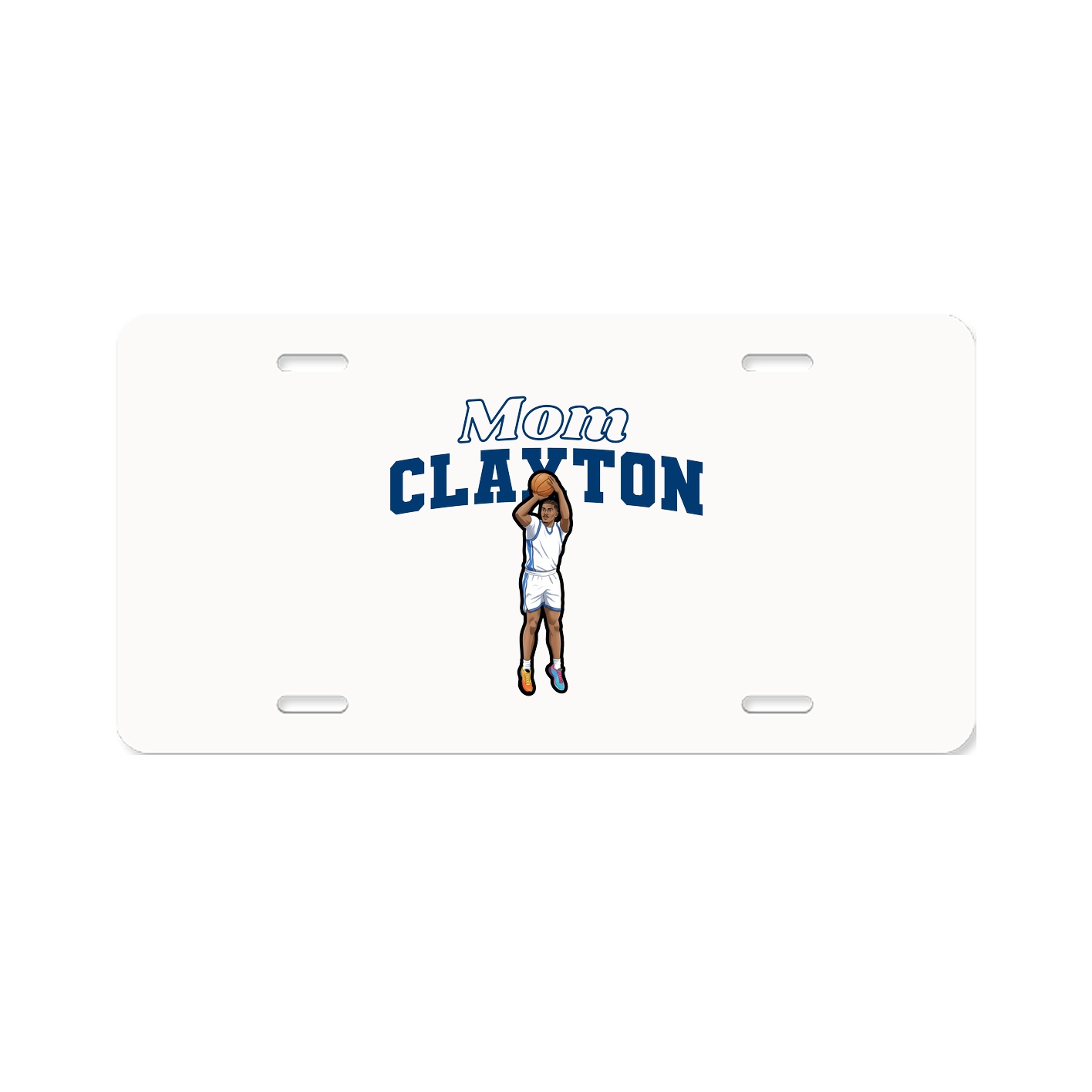 License Plate — Mothers Day Block in Classic
