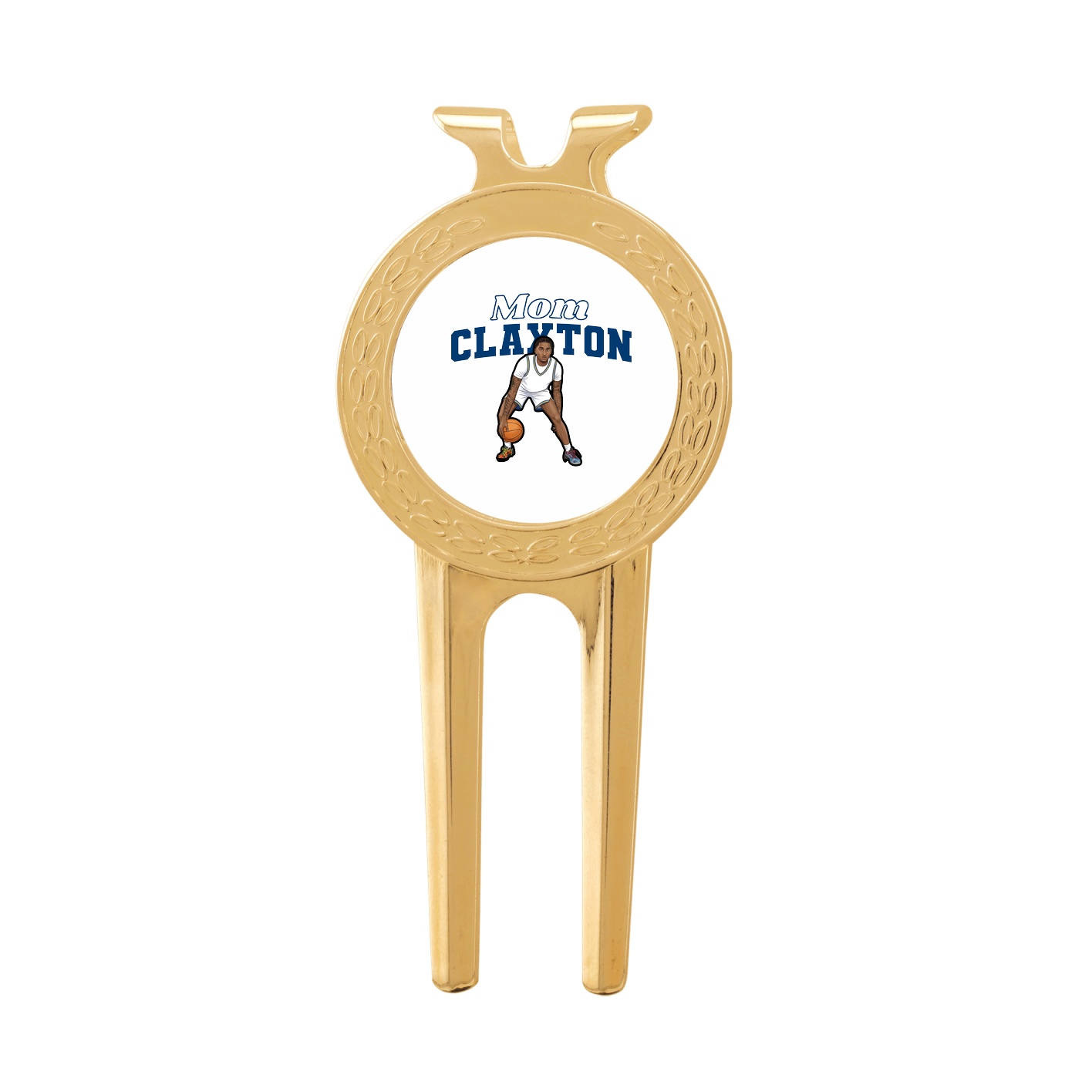 Divot Tool with Ball Marker — Mothers Day Block in Classic