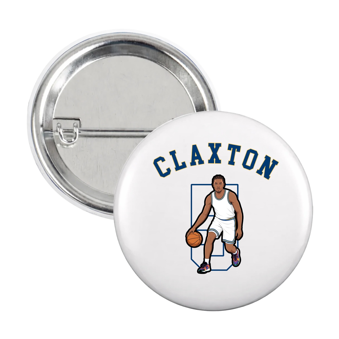 Game Day Button — Shirsey Arch in White