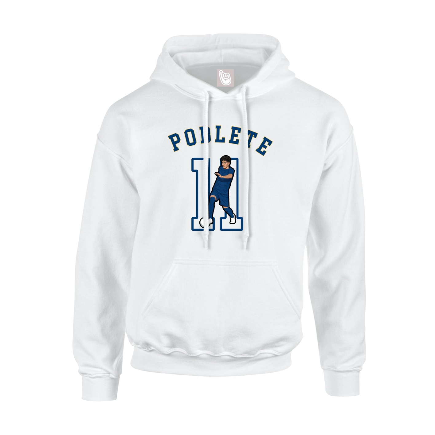 Hoodie — Shirsey Arch in White