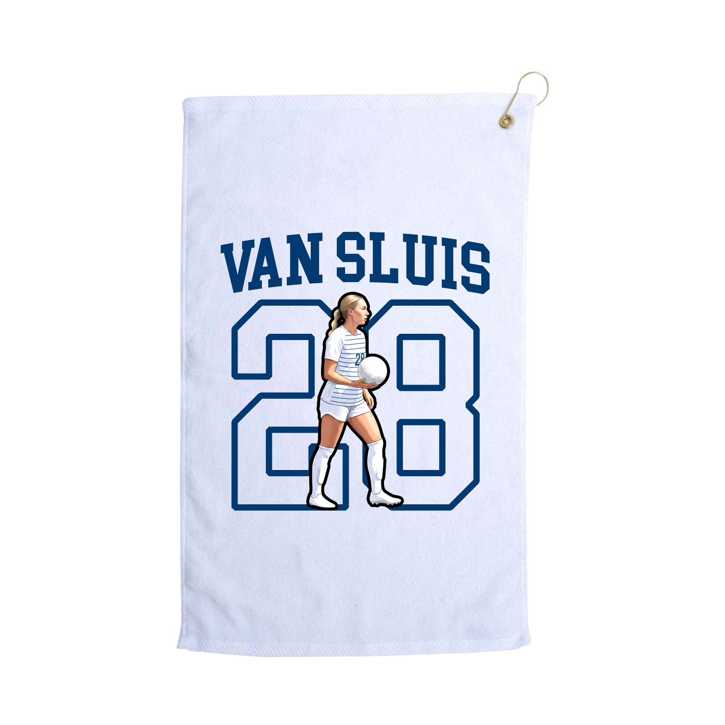 Golf Towel — Shirsey in White