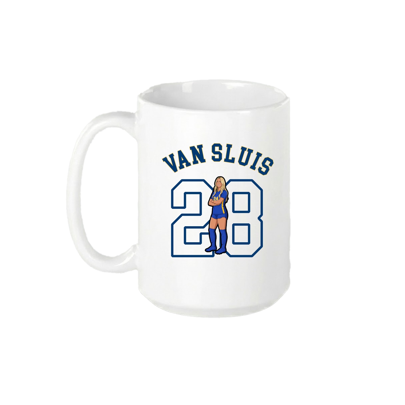 15oz Coffee Mug — Shirsey Arch in White
