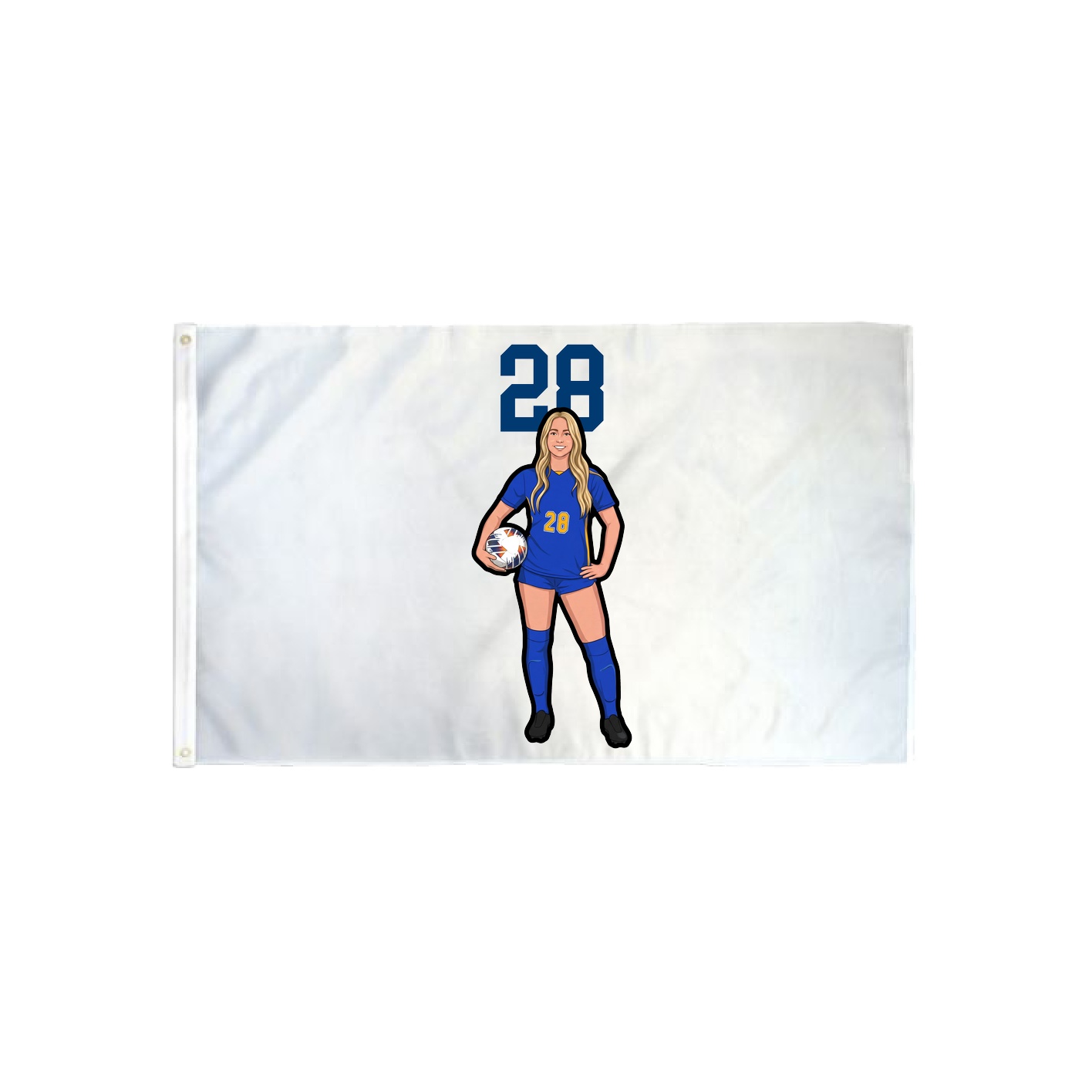 3x5 Flag — Number Top in Classic