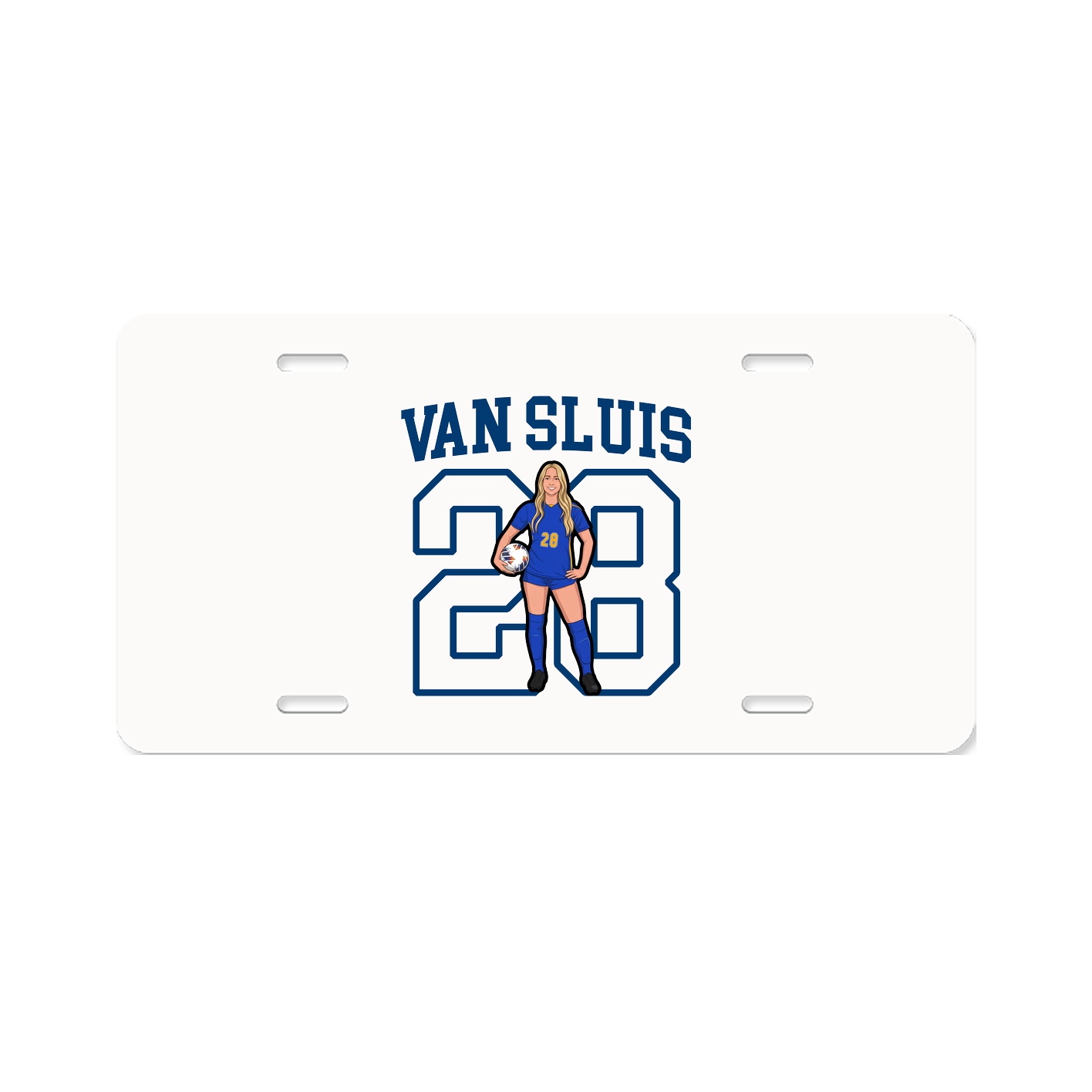 License Plate — Shirsey in Classic
