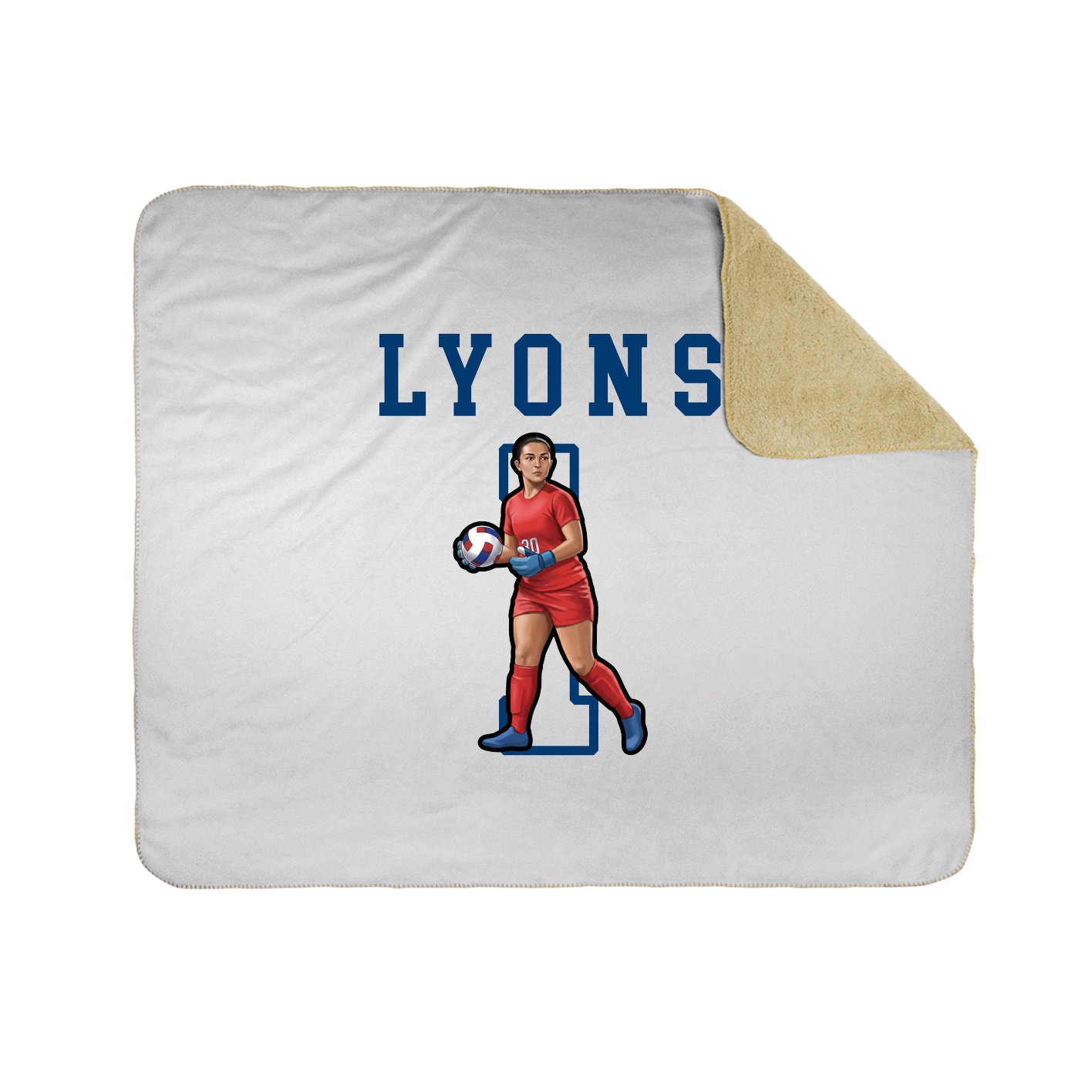 Throw Blanket — Shirsey in White