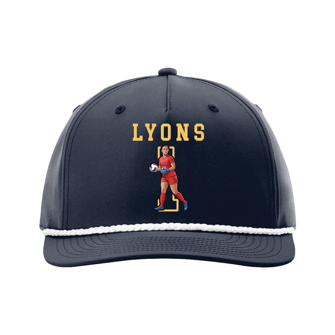 Five-Panel Classic Rope Cap — Shirsey in Navy
