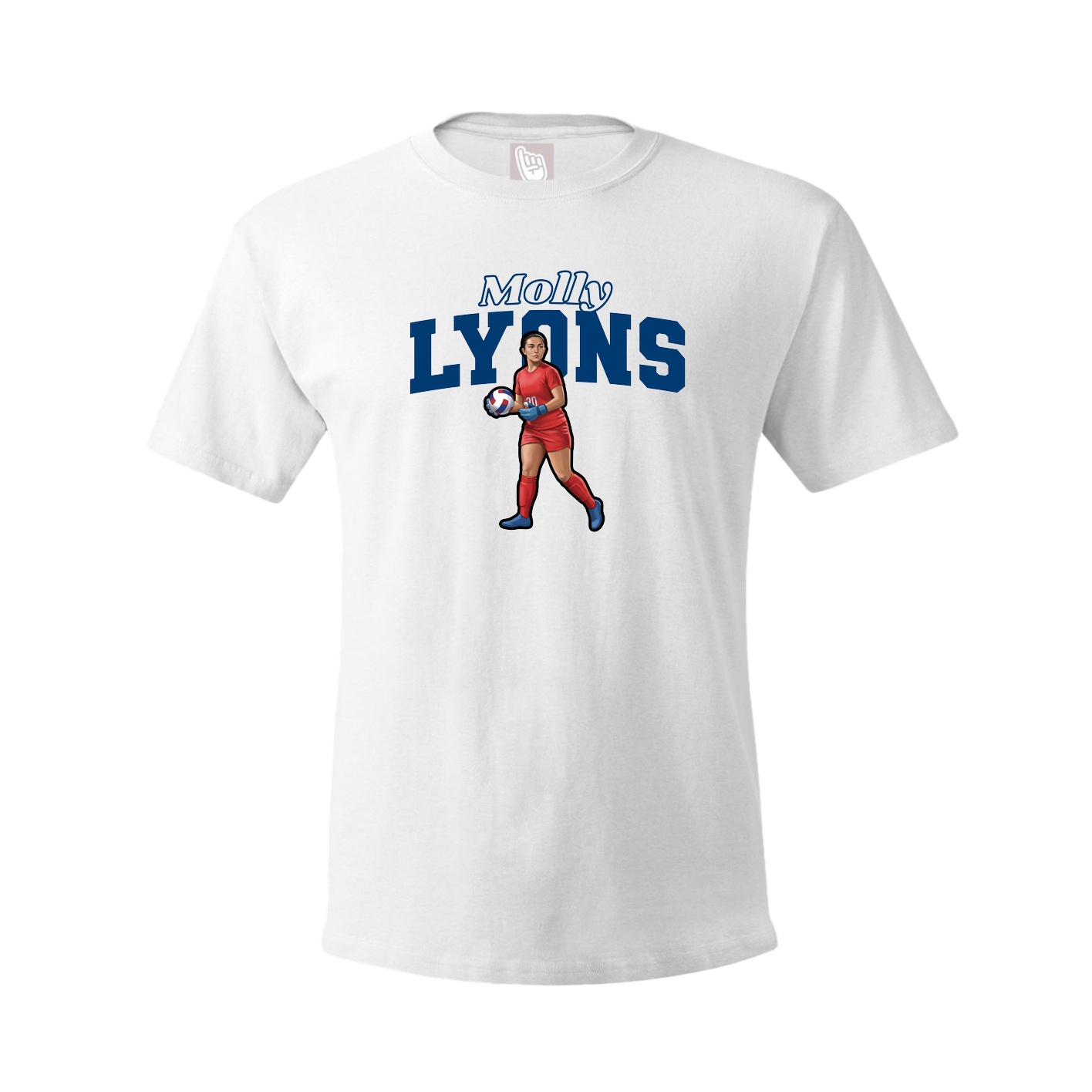 Tee — Name Arch in White