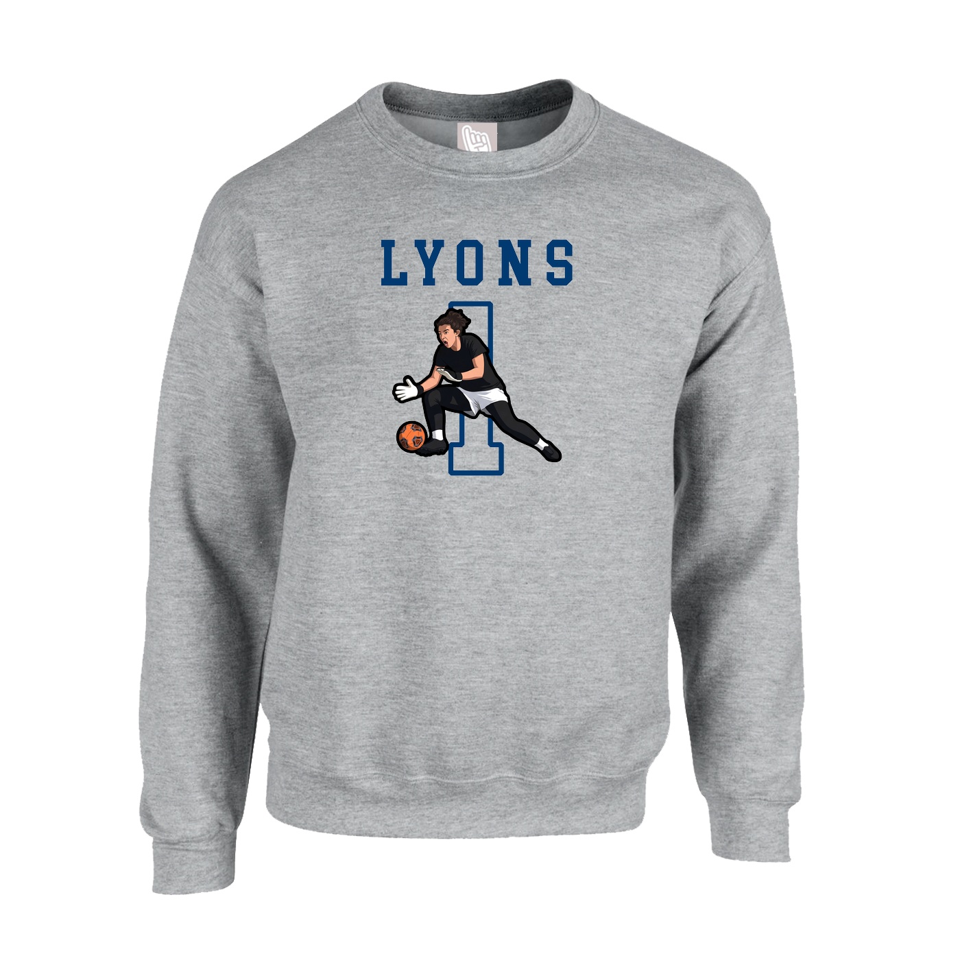 Fleece Crew — Shirsey in Grey