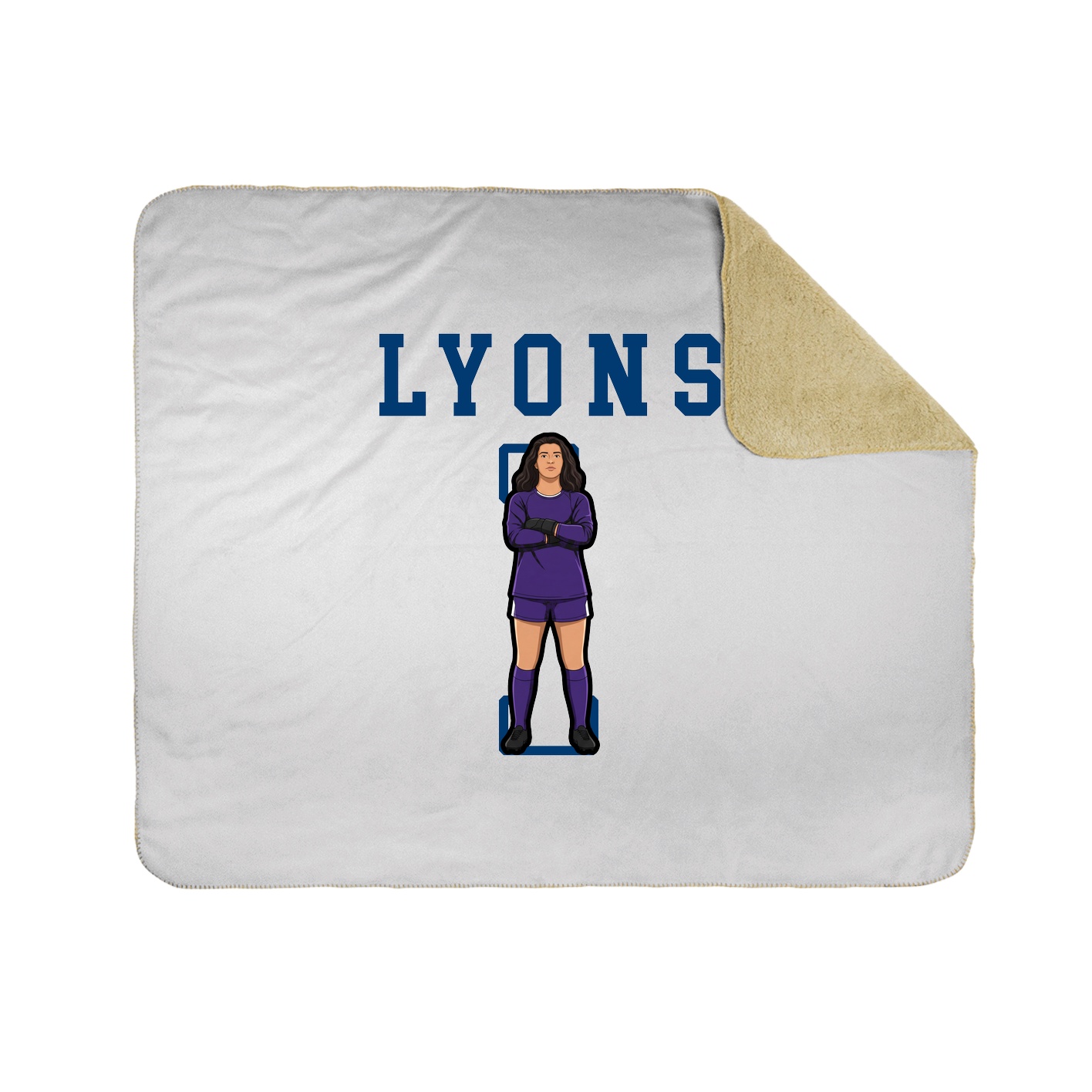 Throw Blanket — Shirsey in White