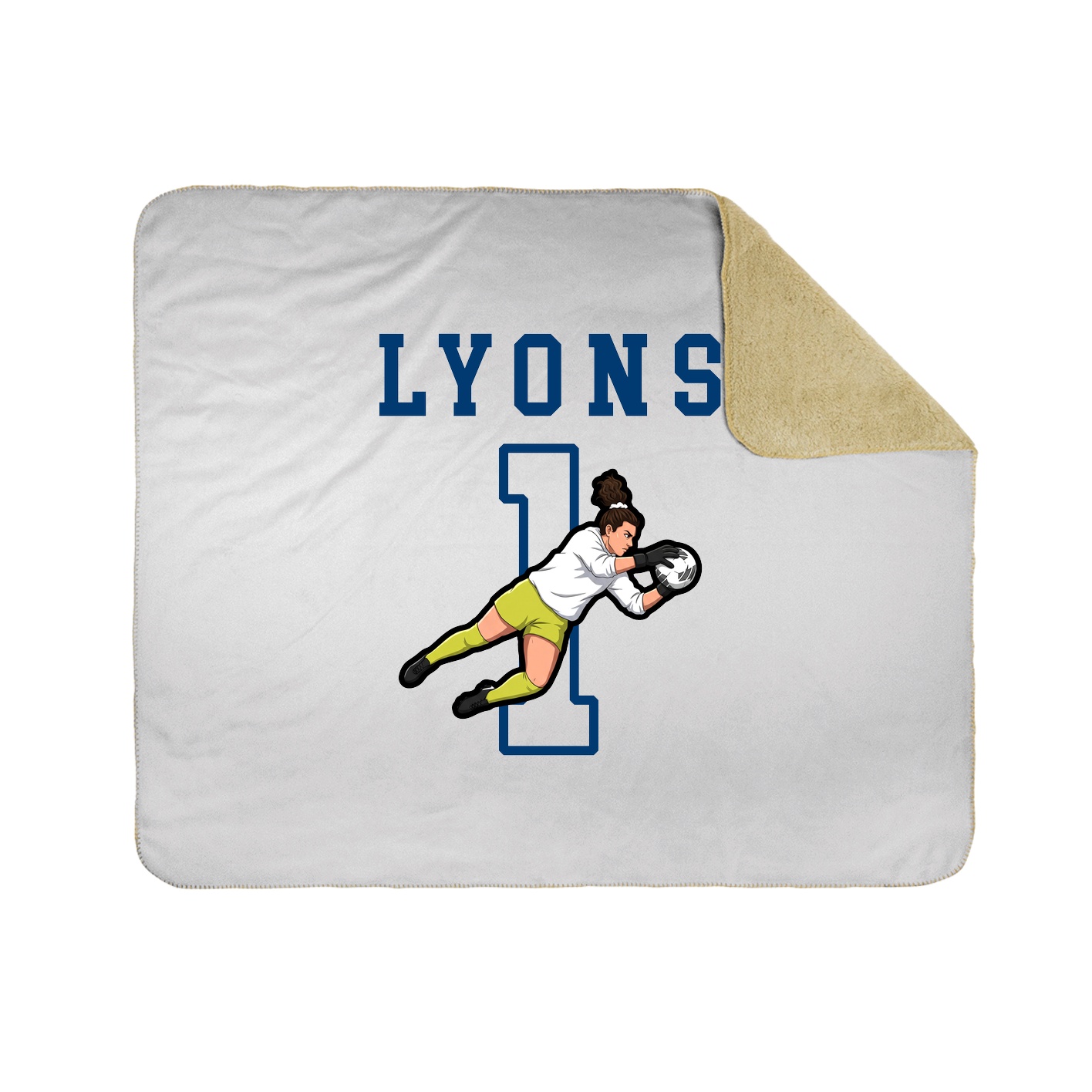 Throw Blanket — Shirsey in White
