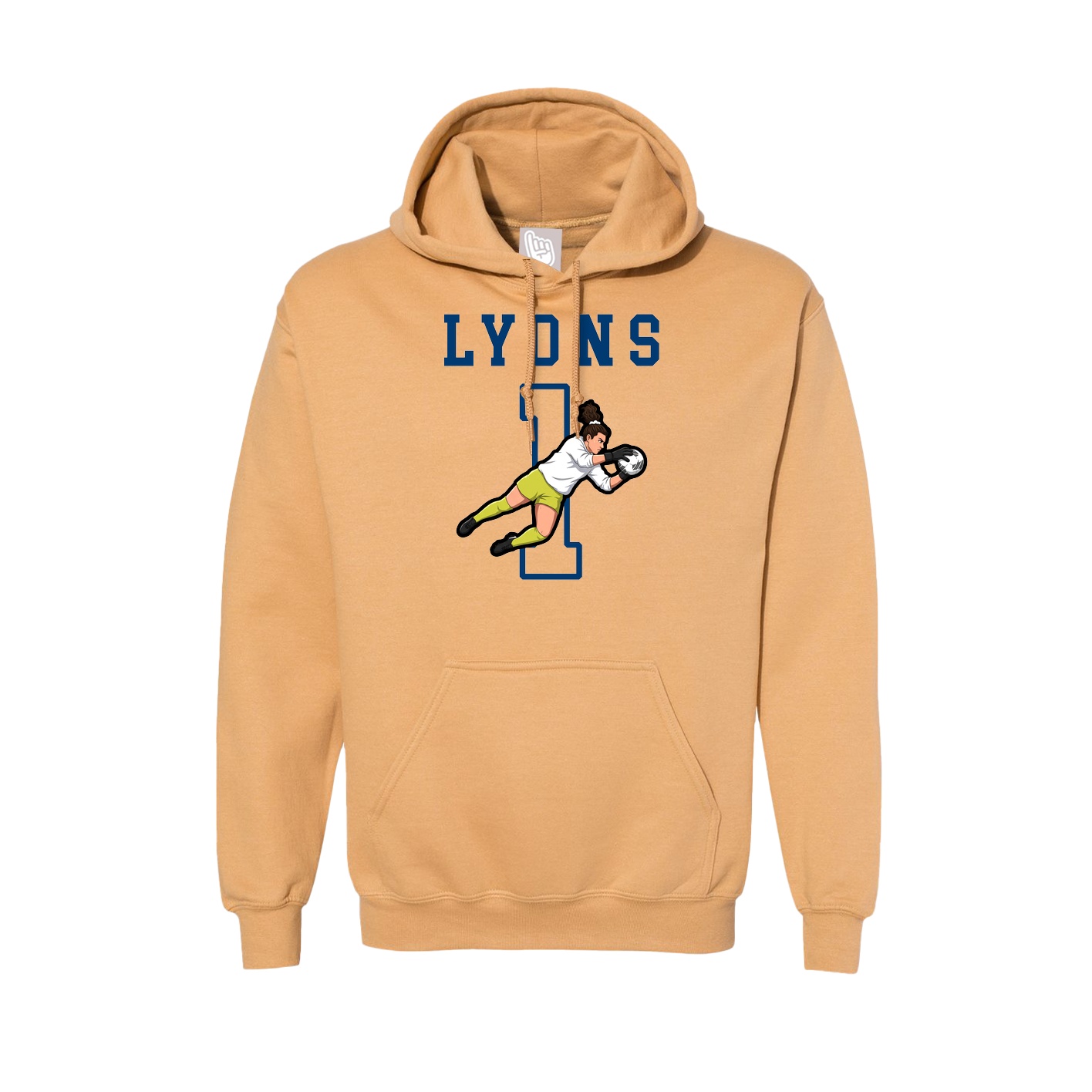 Hoodie — Shirsey in Vegas Gold