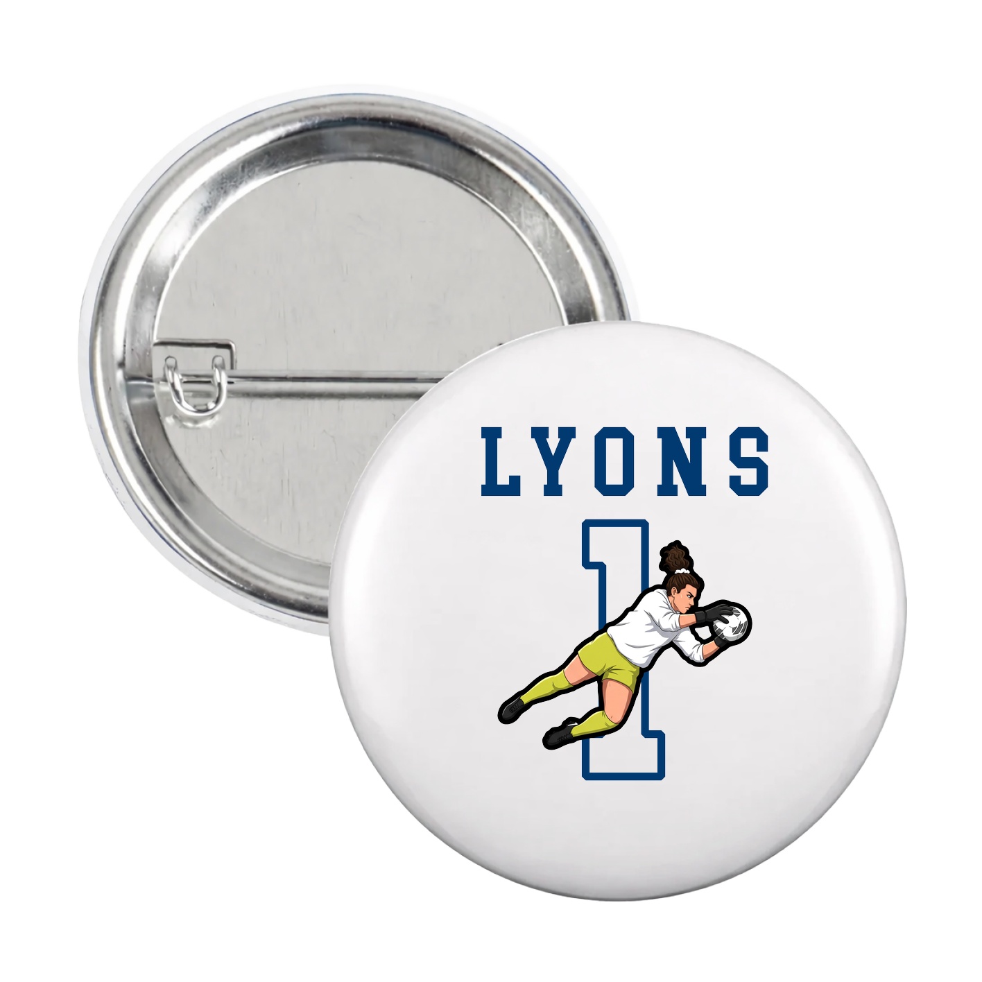 Game Day Button — Shirsey in White