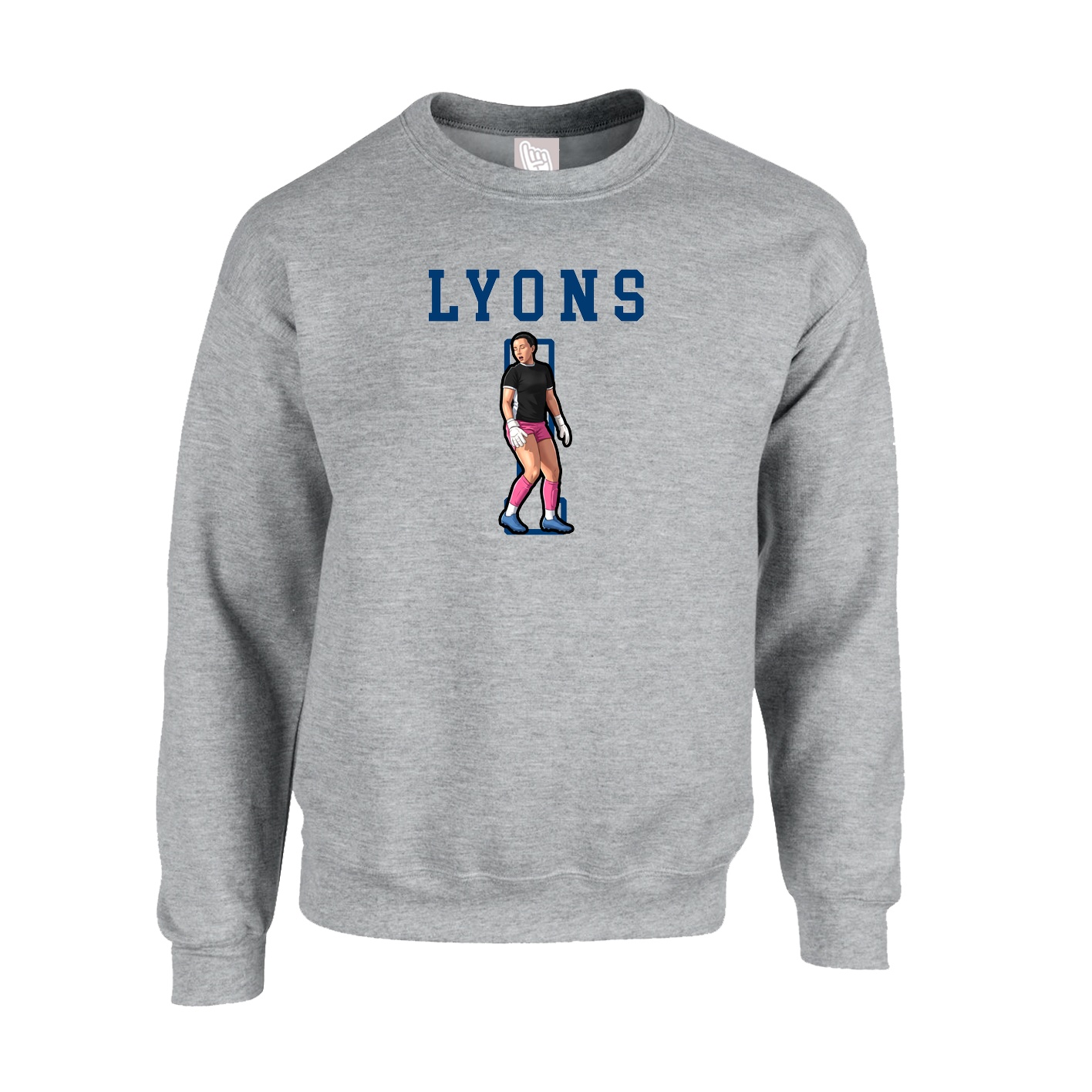 Fleece Crew — Shirsey in Grey
