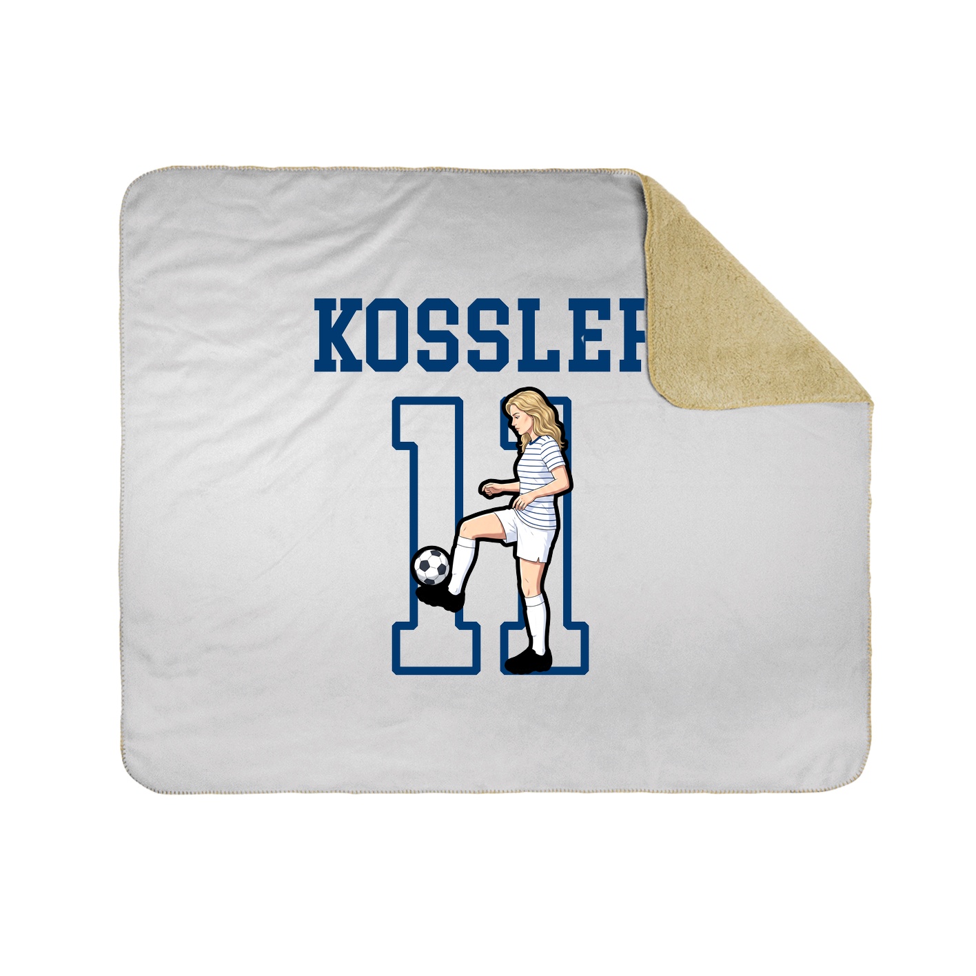 Throw Blanket — Shirsey in White