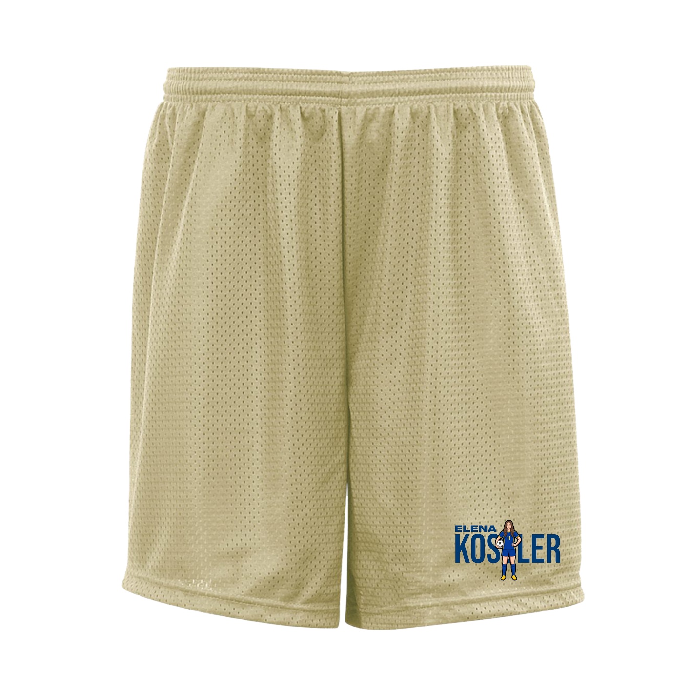 Shorts — Player Name in Vegas Gold