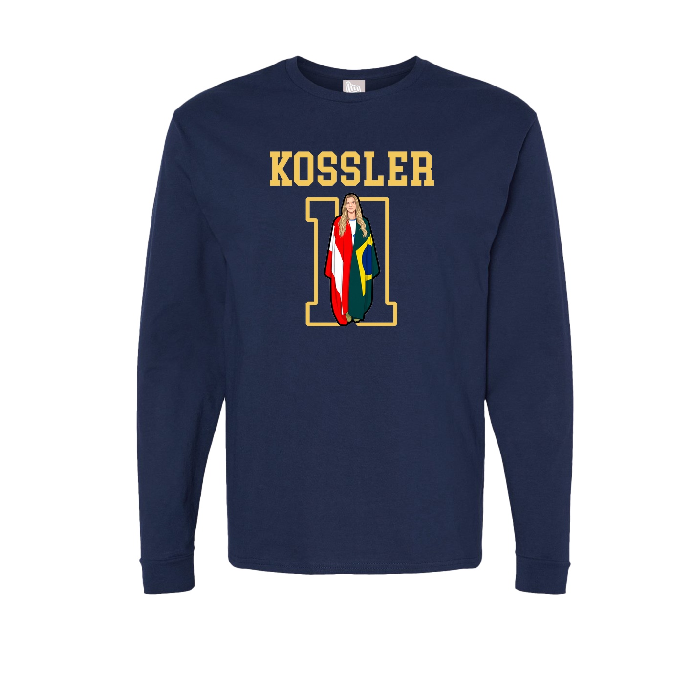 Long Sleeve Tee — Shirsey in Navy