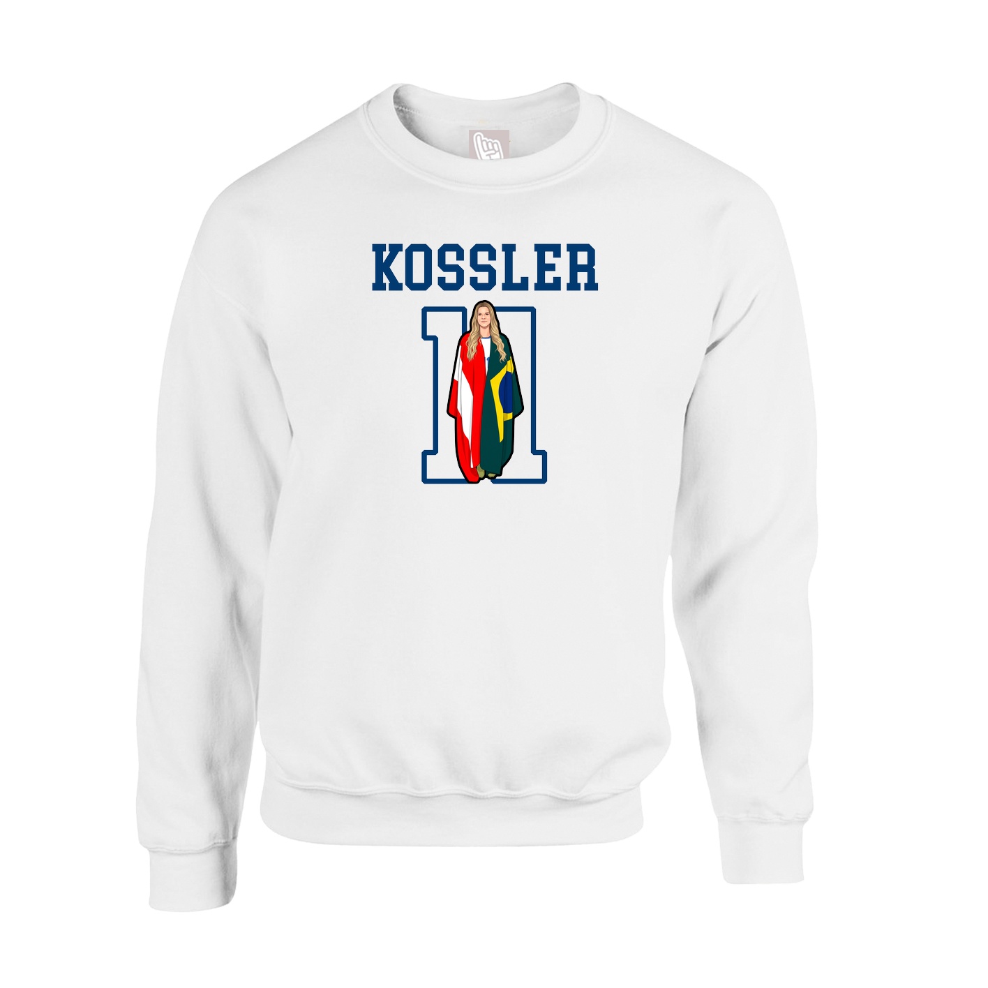 Fleece Crew — Shirsey in White
