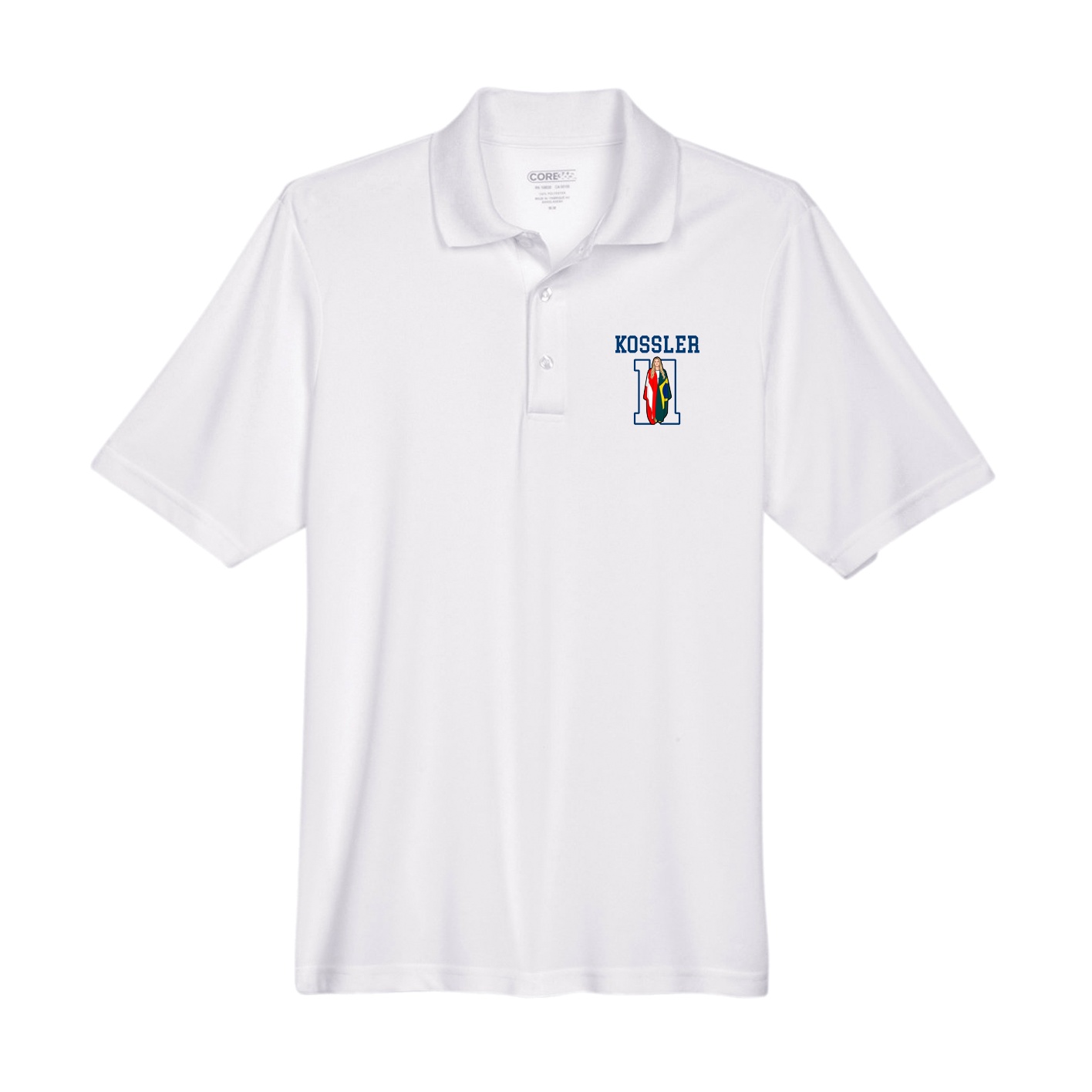 Performance Polo — Shirsey in White
