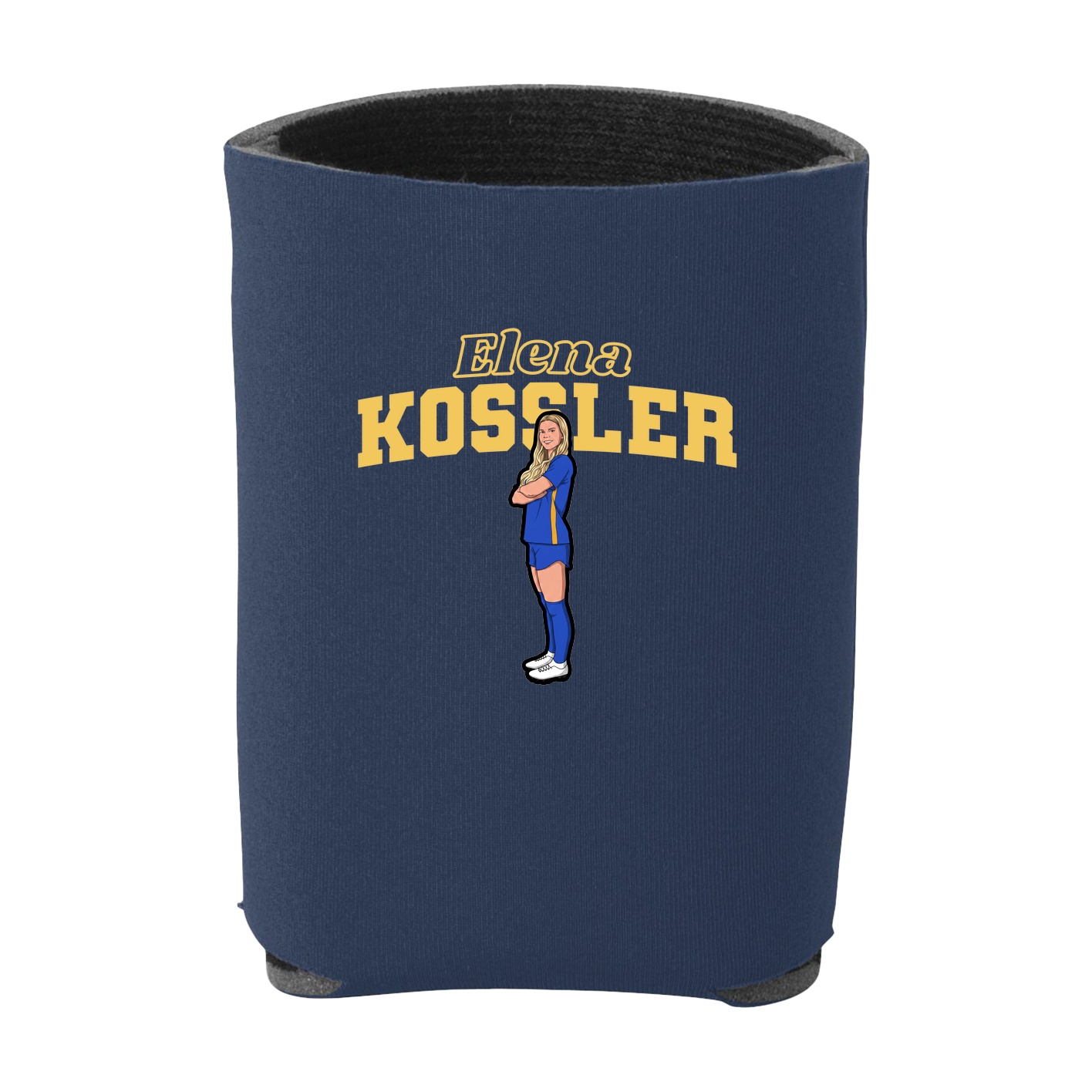 Can Holder — Name Arch in Navy