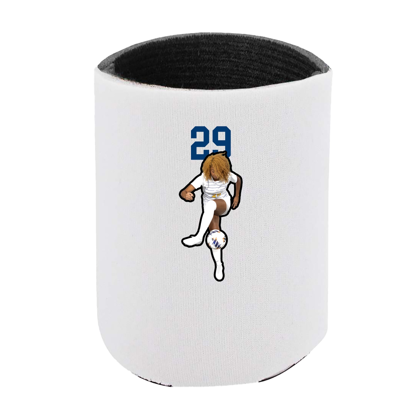 Can Holder — Number Top in White