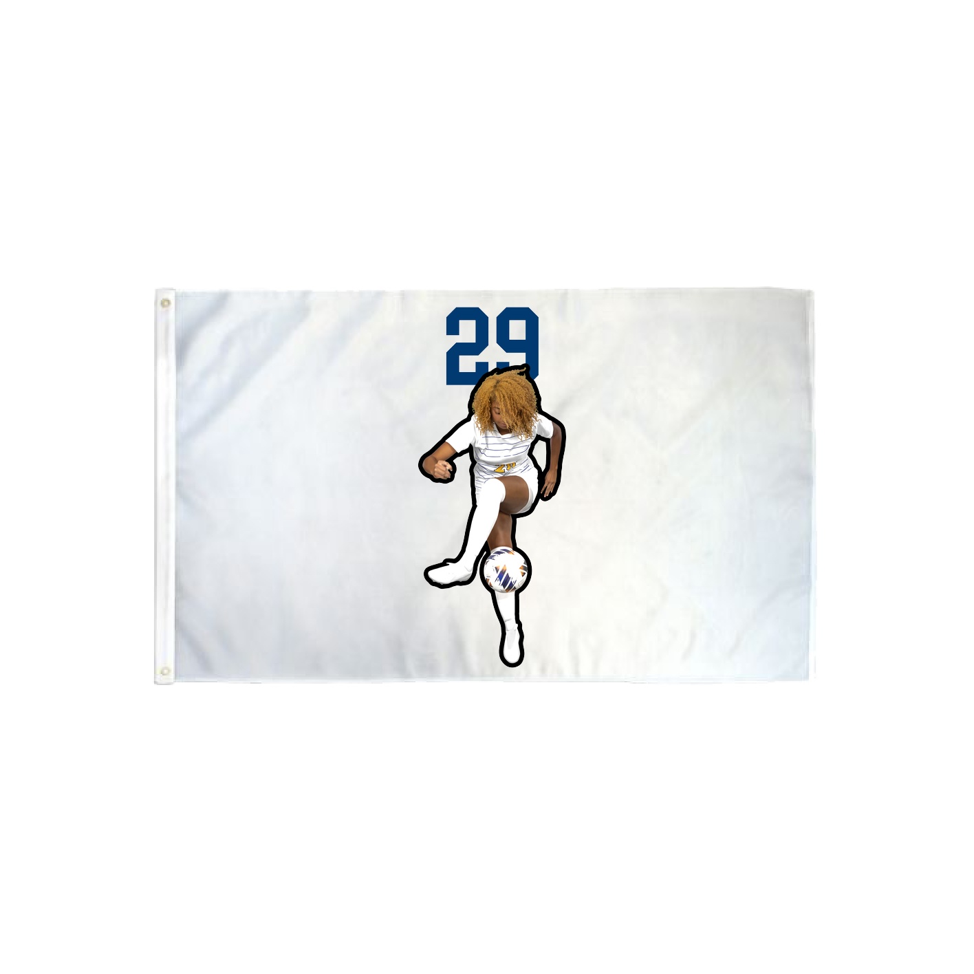 3x5 Flag — Number Top in Classic