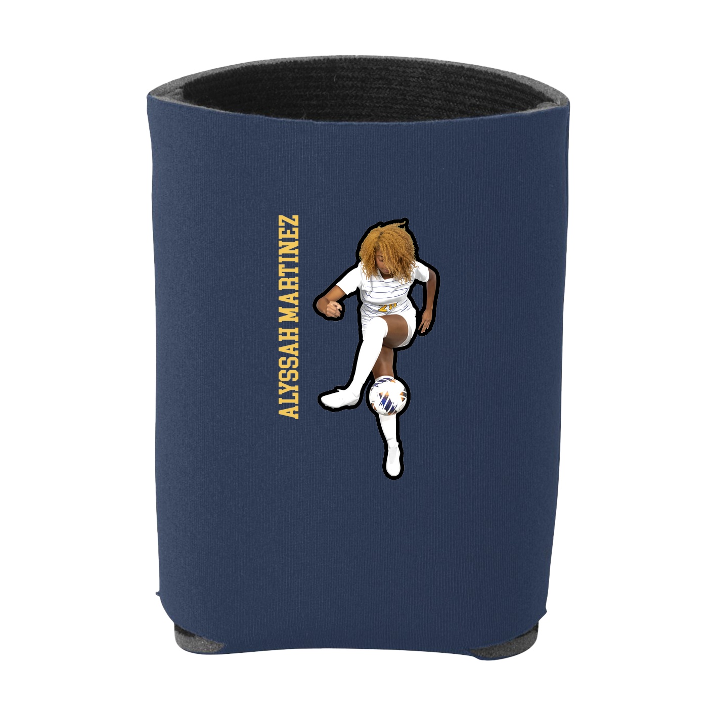 Can Holder — Name Vertical in Navy
