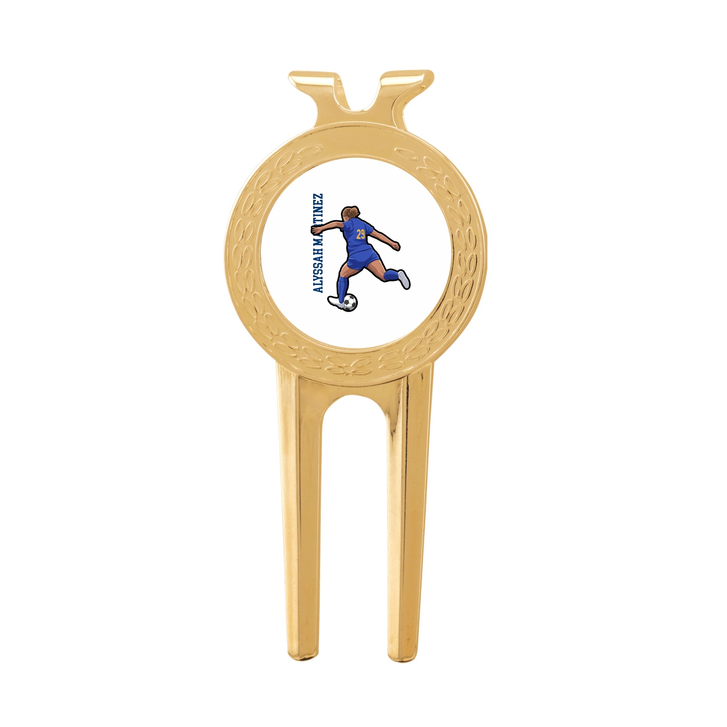 Divot Tool with Ball Marker — Name Vertical in Classic