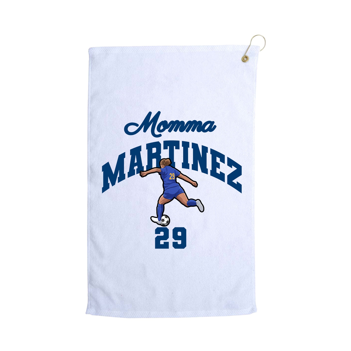 Golf Towel — Mothers Day Arch in White