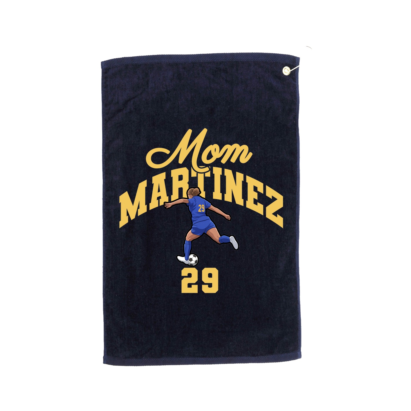 Golf Towel — Mothers Day Arch in Navy