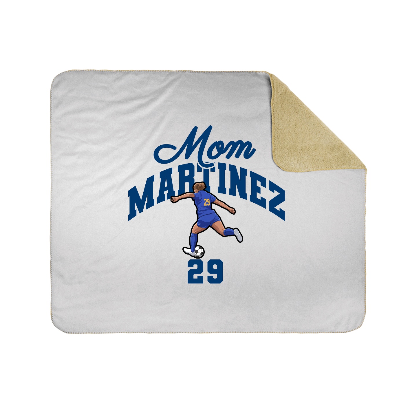 Throw Blanket — Mothers Day Arch in White