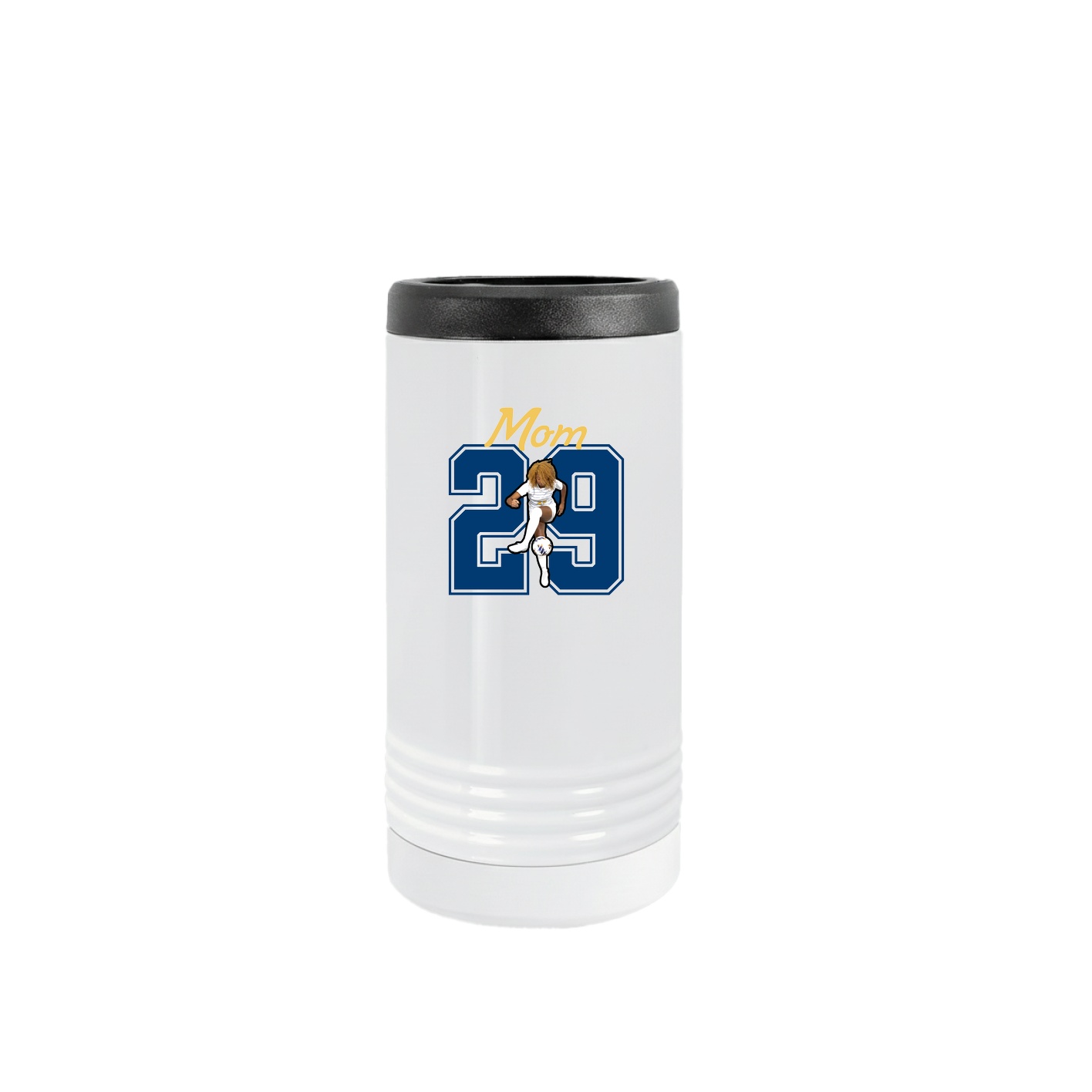 Slim Beverage Holder — Mothers Day Shirsey in White