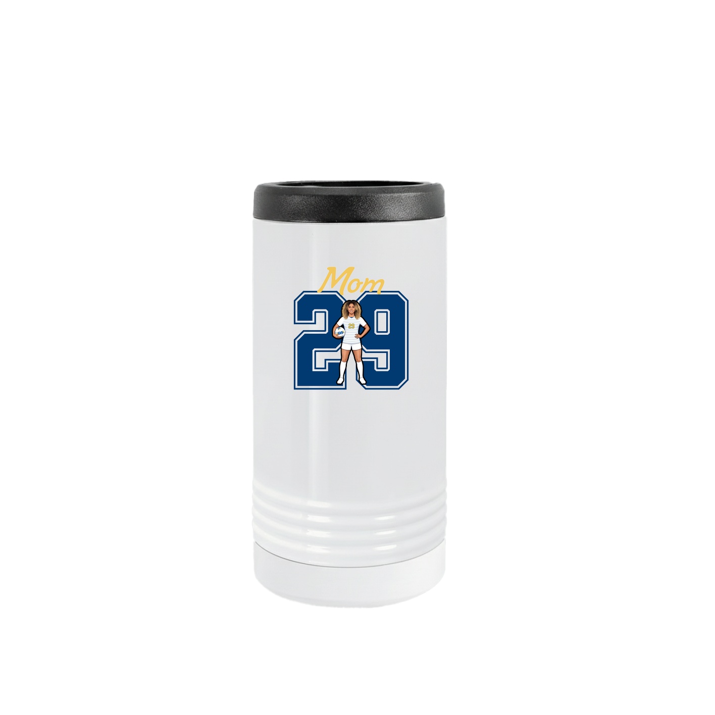 Slim Beverage Holder — Mothers Day Shirsey in White