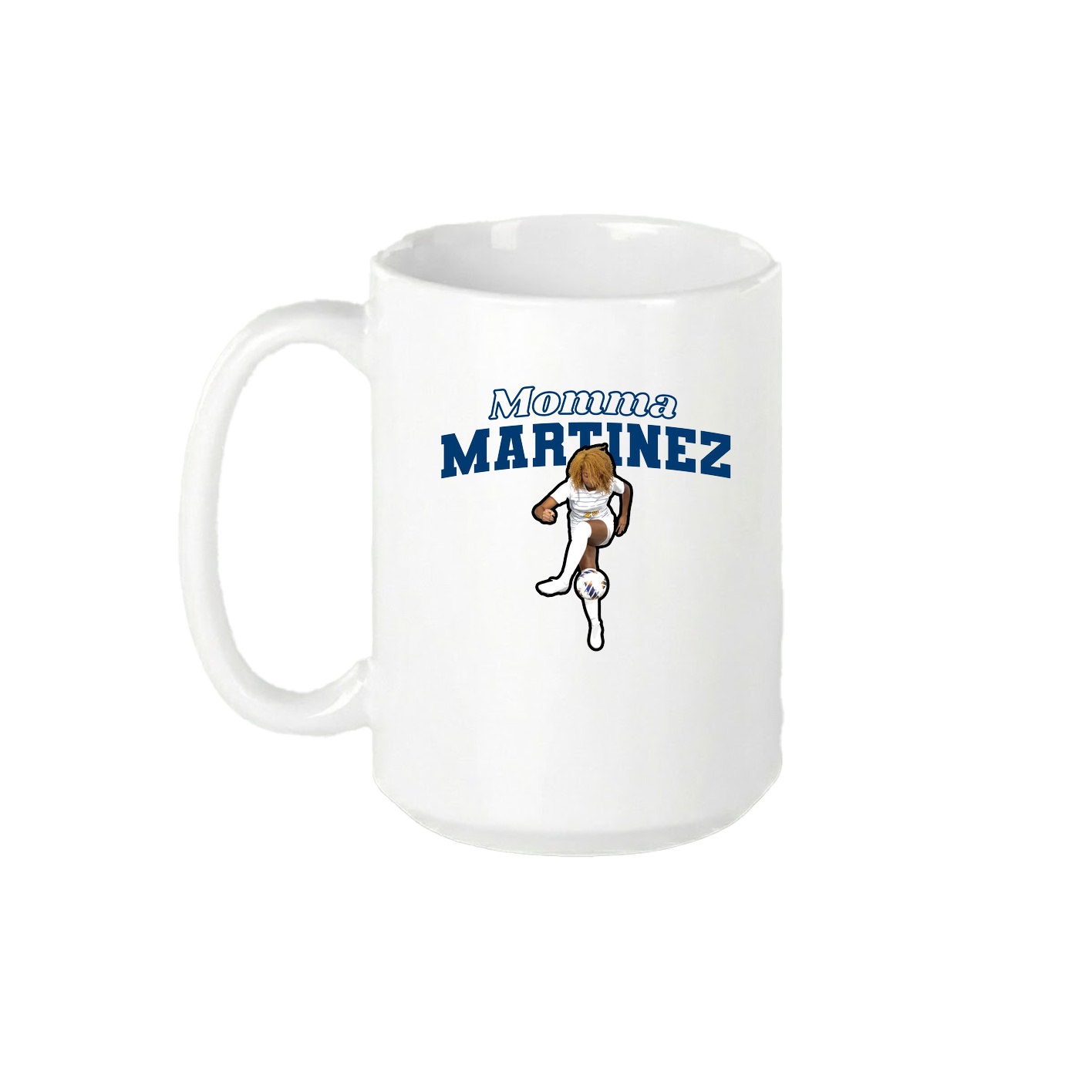 15oz Coffee Mug — Mothers Day Block in White