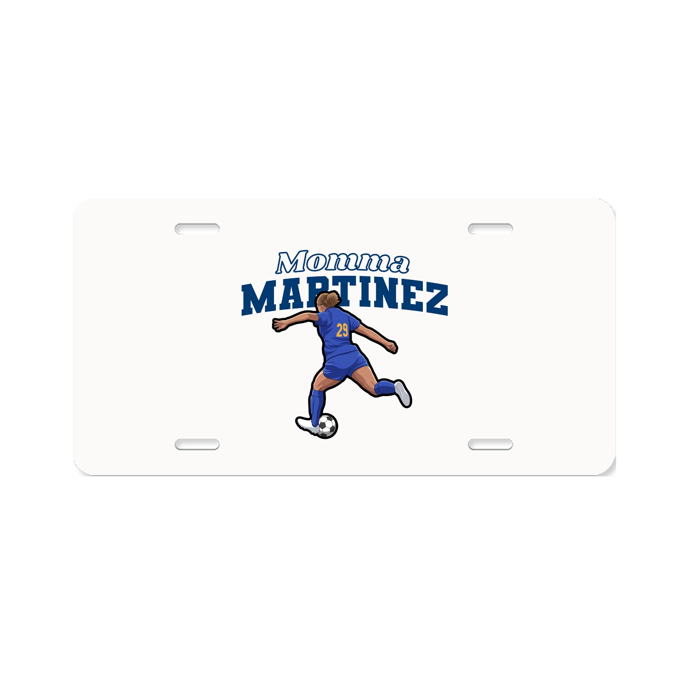 License Plate — Mothers Day Block in Classic