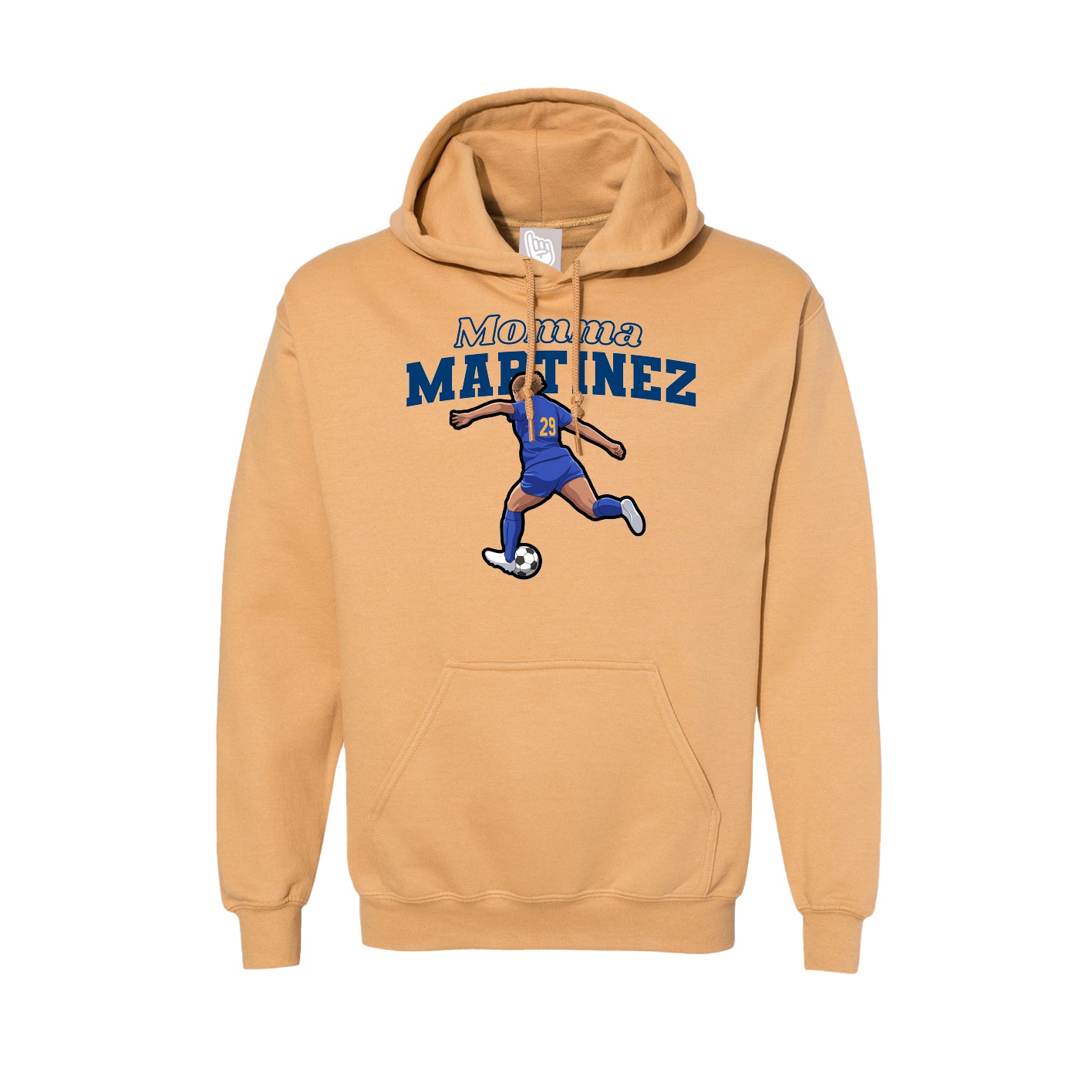 Hoodie — Mothers Day Block in Vegas Gold