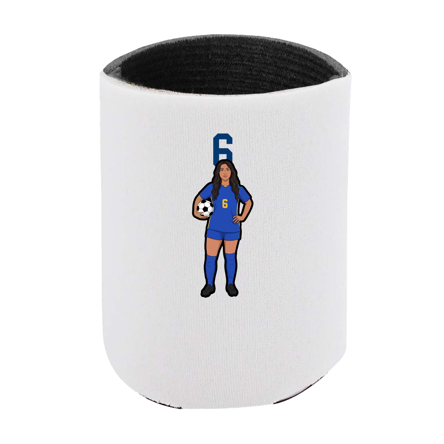 Can Holder — Number Top in White