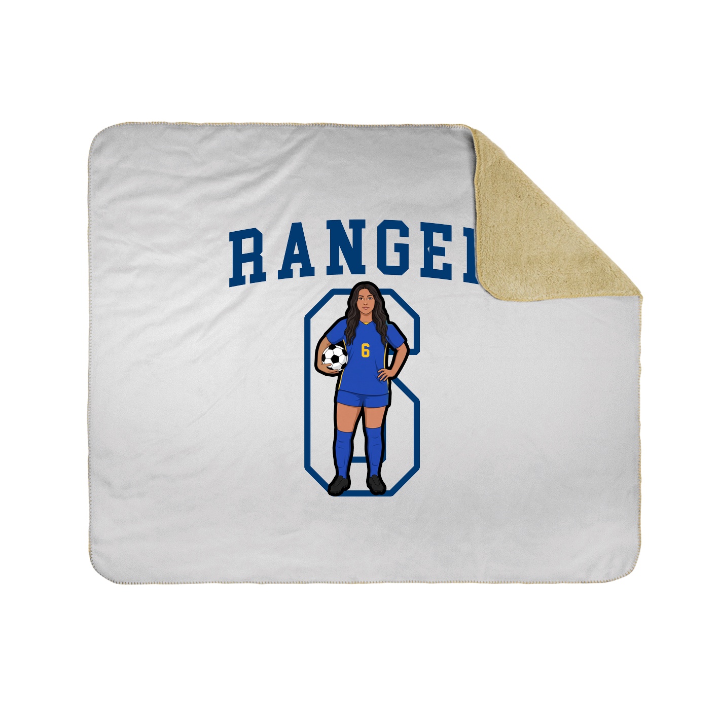 Throw Blanket — Shirsey in White