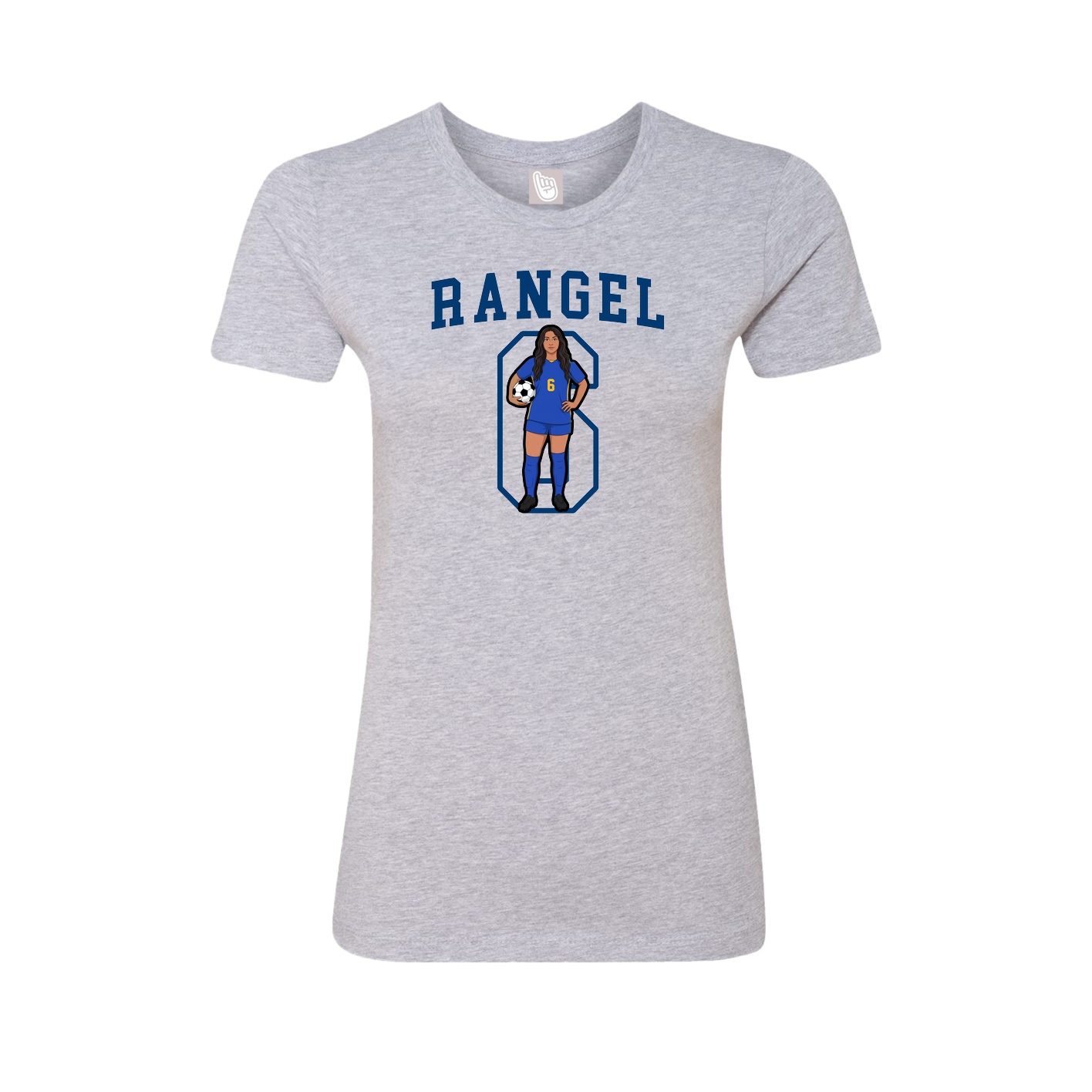Fitted Women's Tee — Shirsey in Grey
