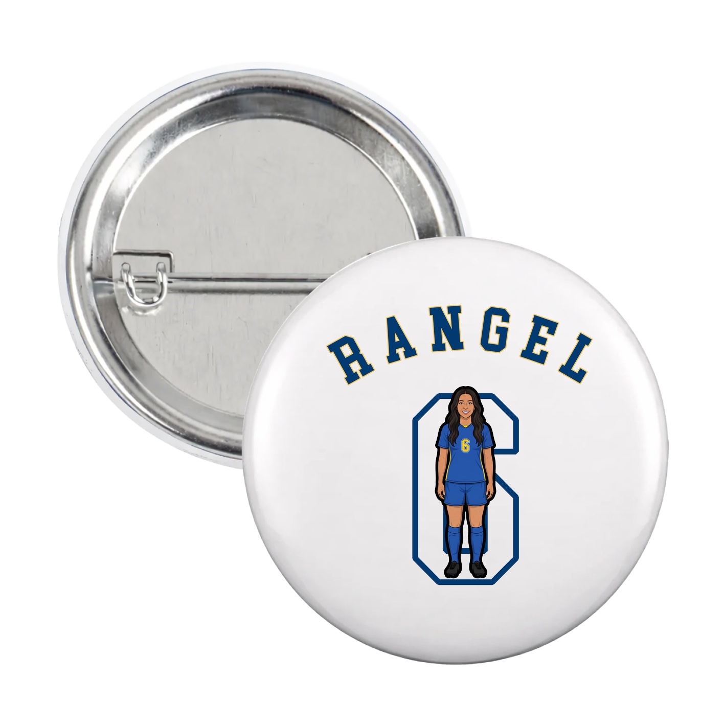 Game Day Button — Shirsey Arch in White