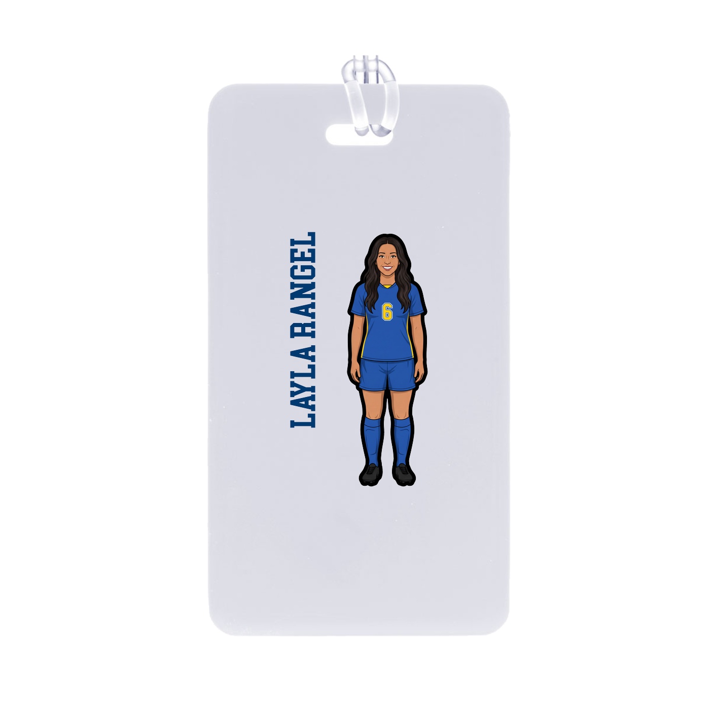 Bag Tag — Name Vertical in Classic