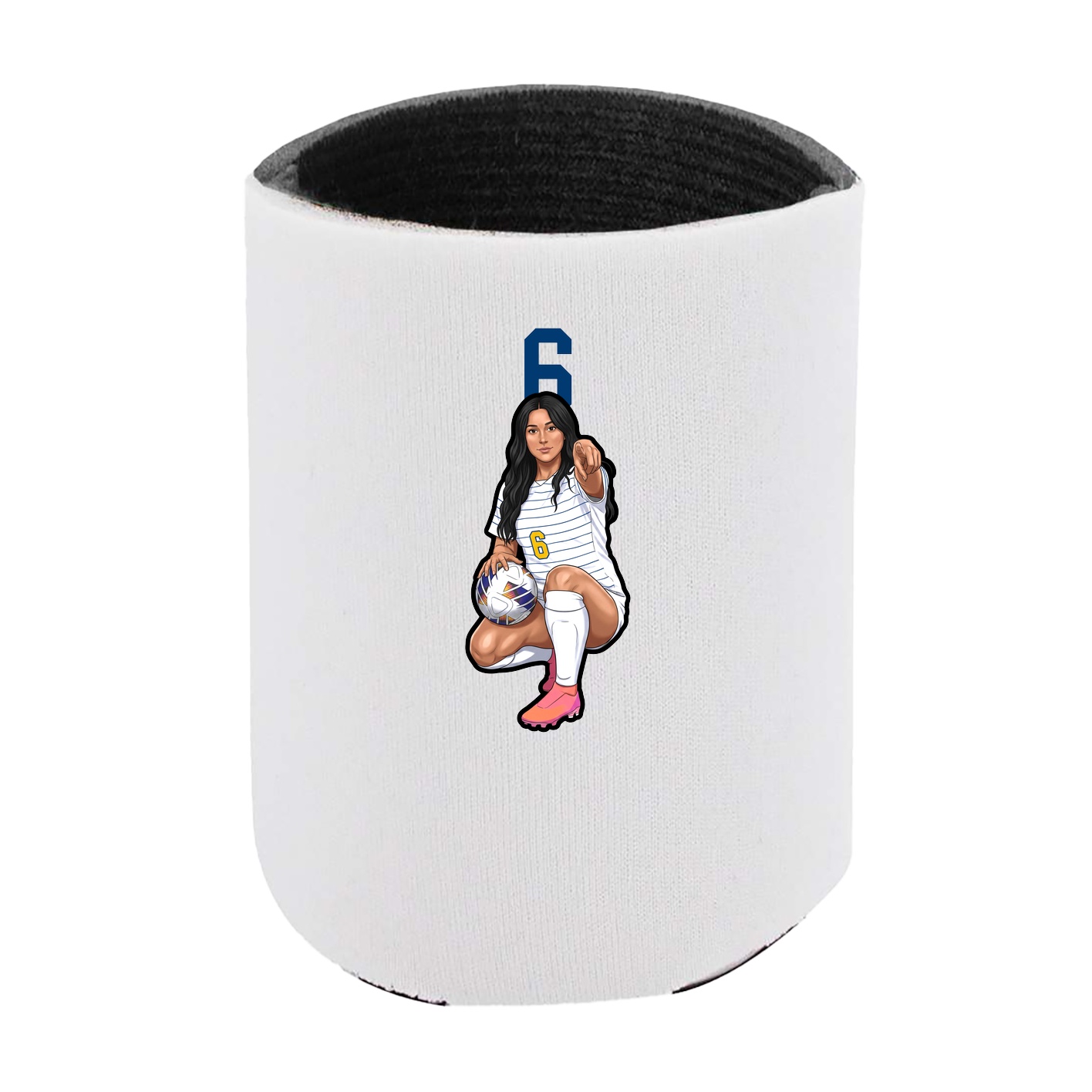 Can Holder — Number Top in White